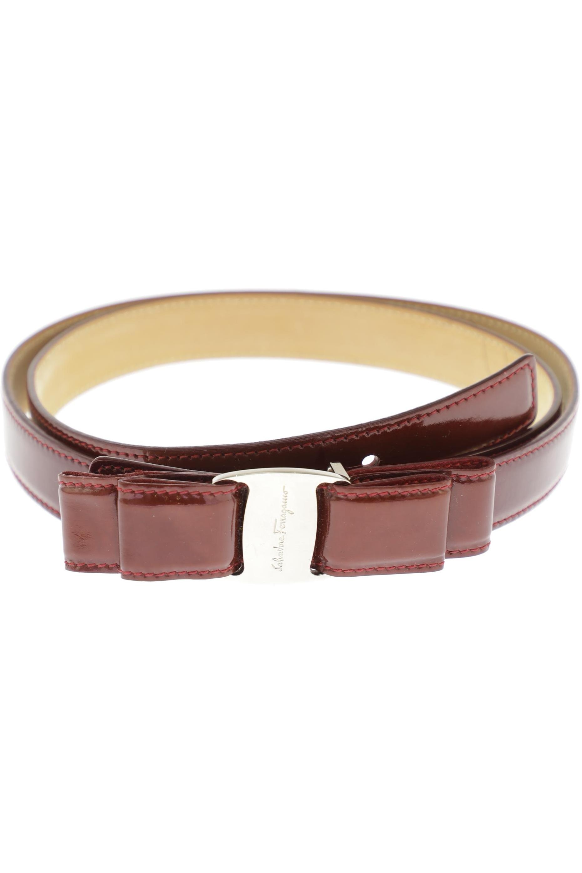 Thumbnail - Salvatore Ferragamo Damen Gürtel, bordeaux, Gr. 90