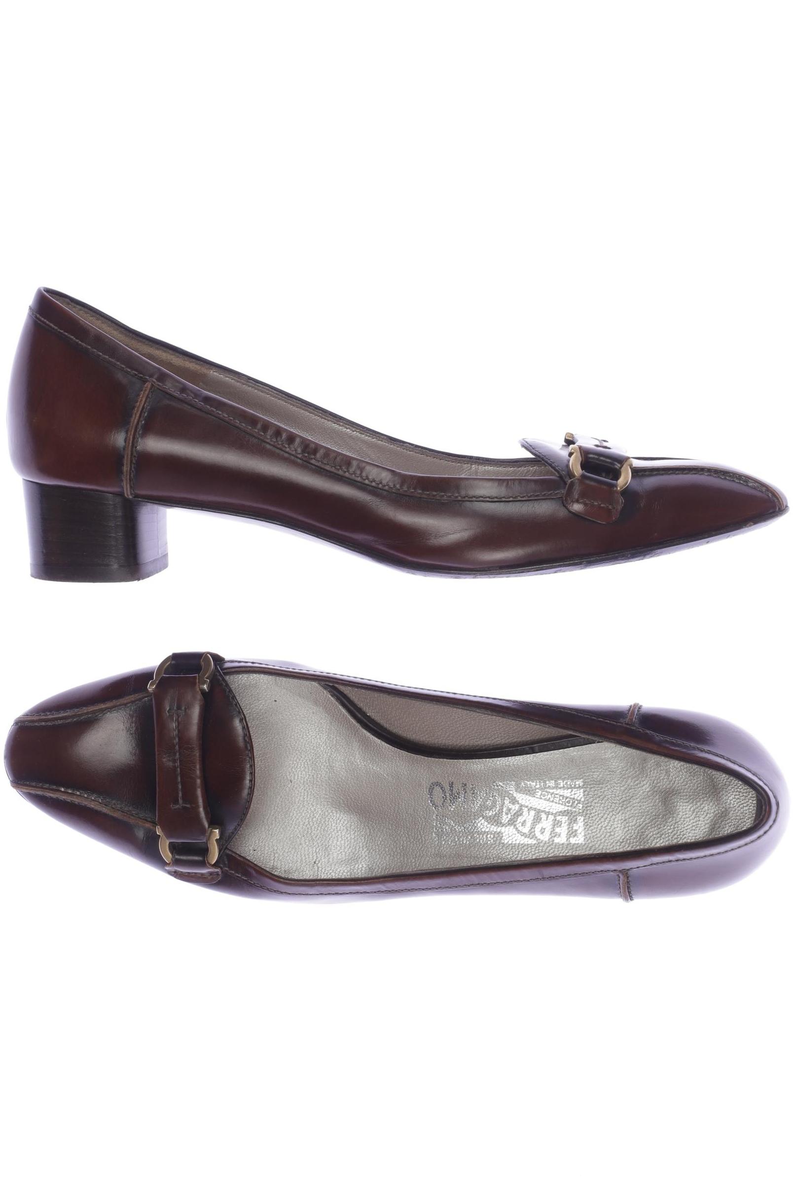

Salvatore Ferragamo Damen Pumps, braun, Gr. 7