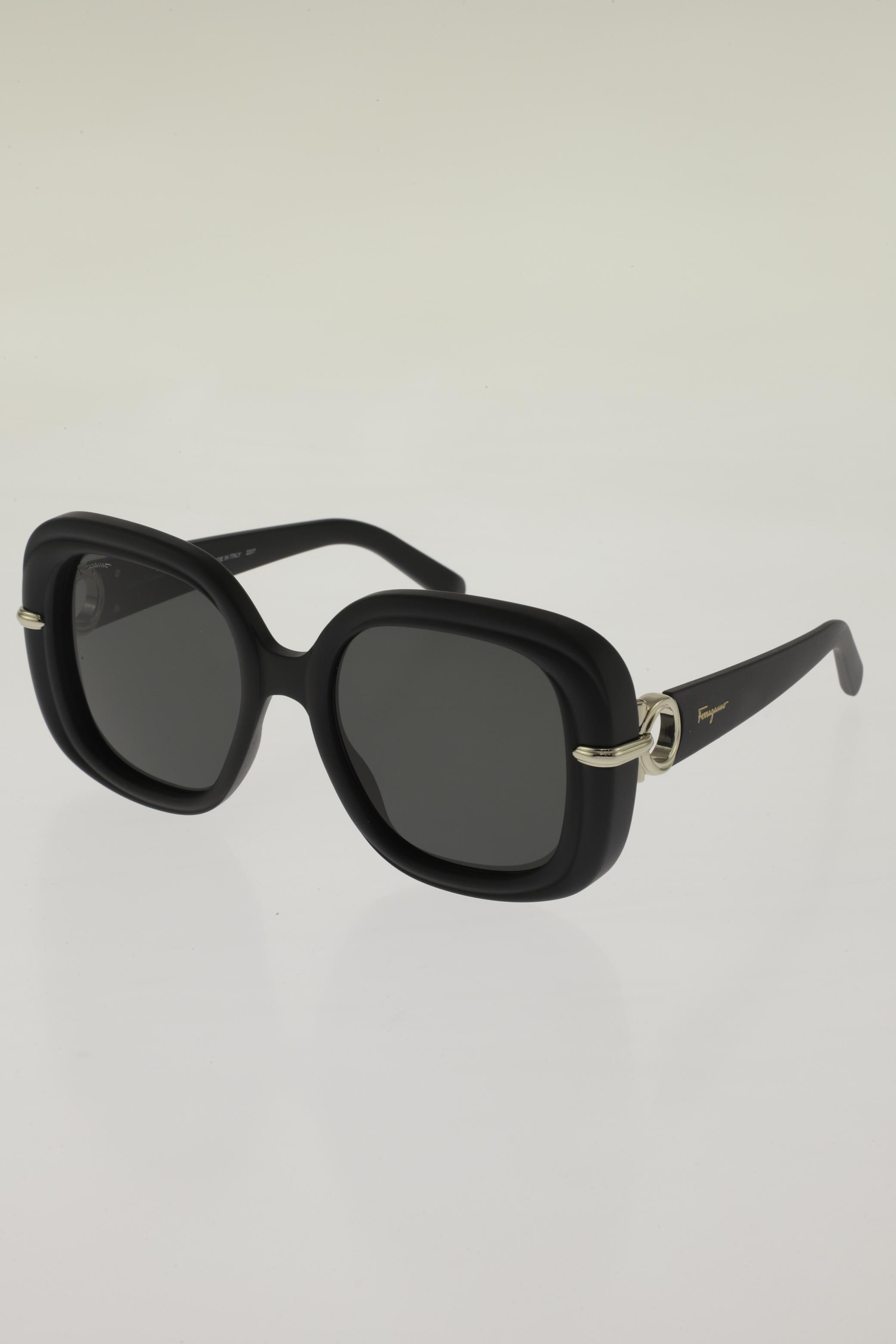 

Salvatore Ferragamo Damen Sonnenbrille, schwarz, Gr.