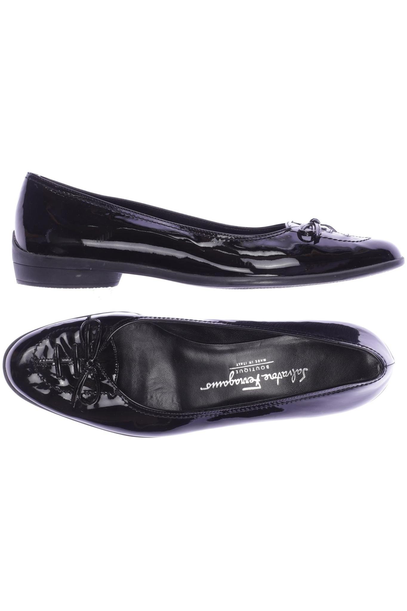 

Salvatore Ferragamo Damen Ballerinas, schwarz, Gr. 38