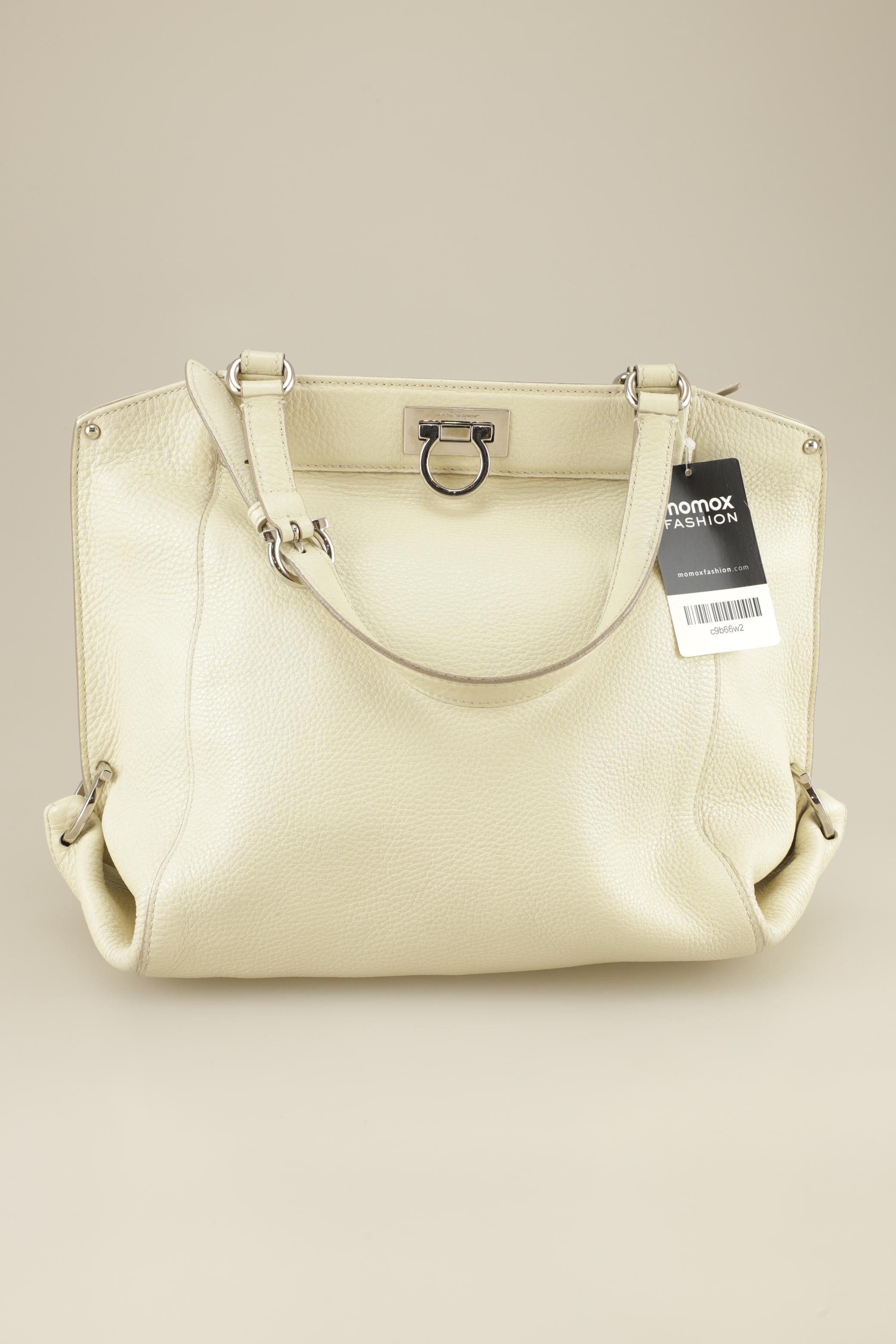 

Salvatore Ferragamo Damen Handtasche, cremeweiß, Gr.