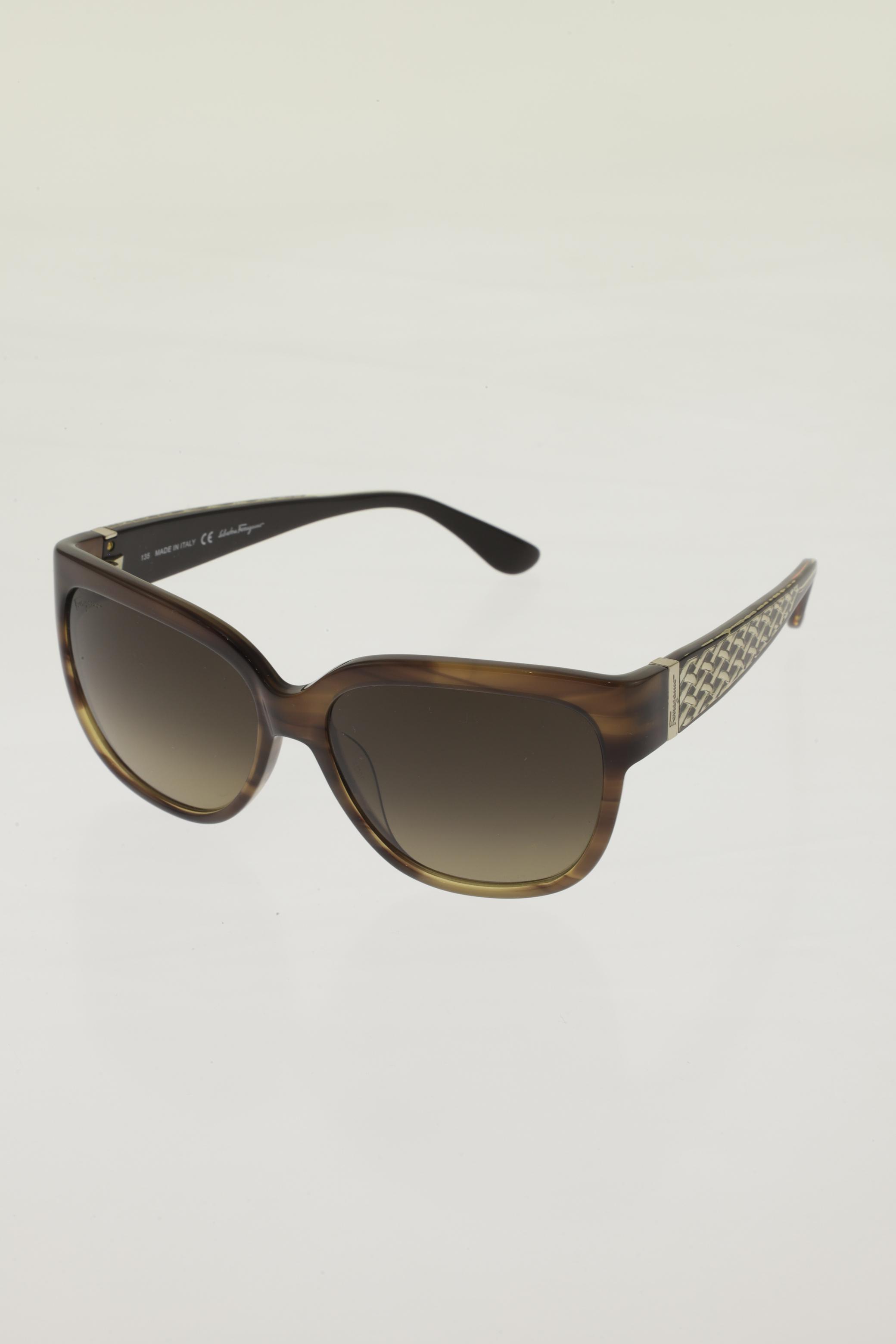 

Salvatore Ferragamo Damen Sonnenbrille, braun, Gr.