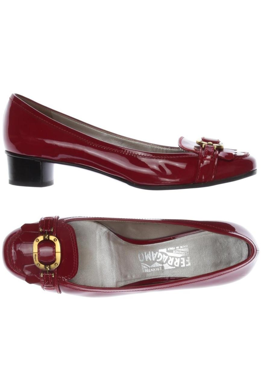 

Salvatore Ferragamo Damen Pumps, rot, Gr. 8