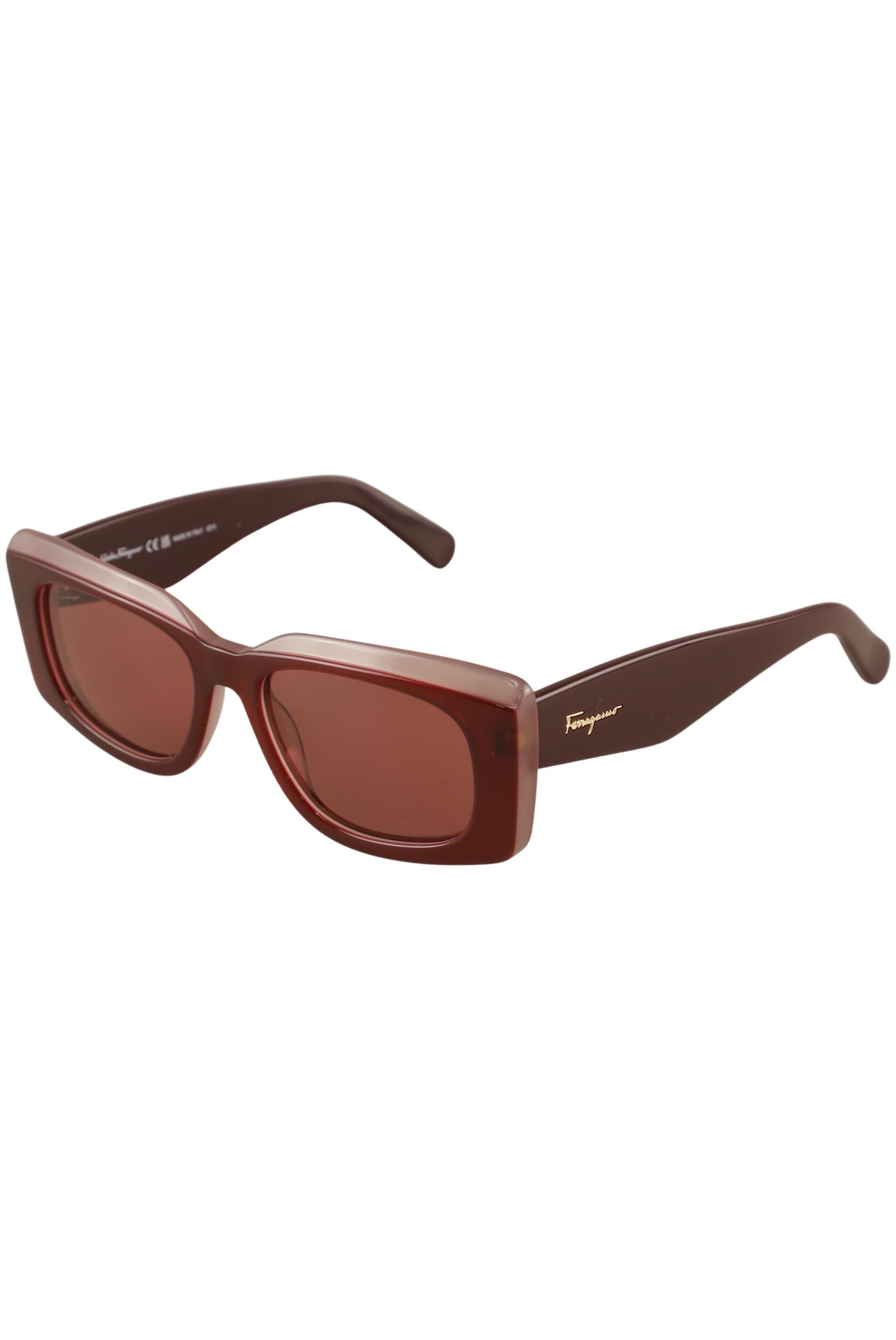 

Salvatore Ferragamo Damen Sonnenbrille, bordeaux, Gr.