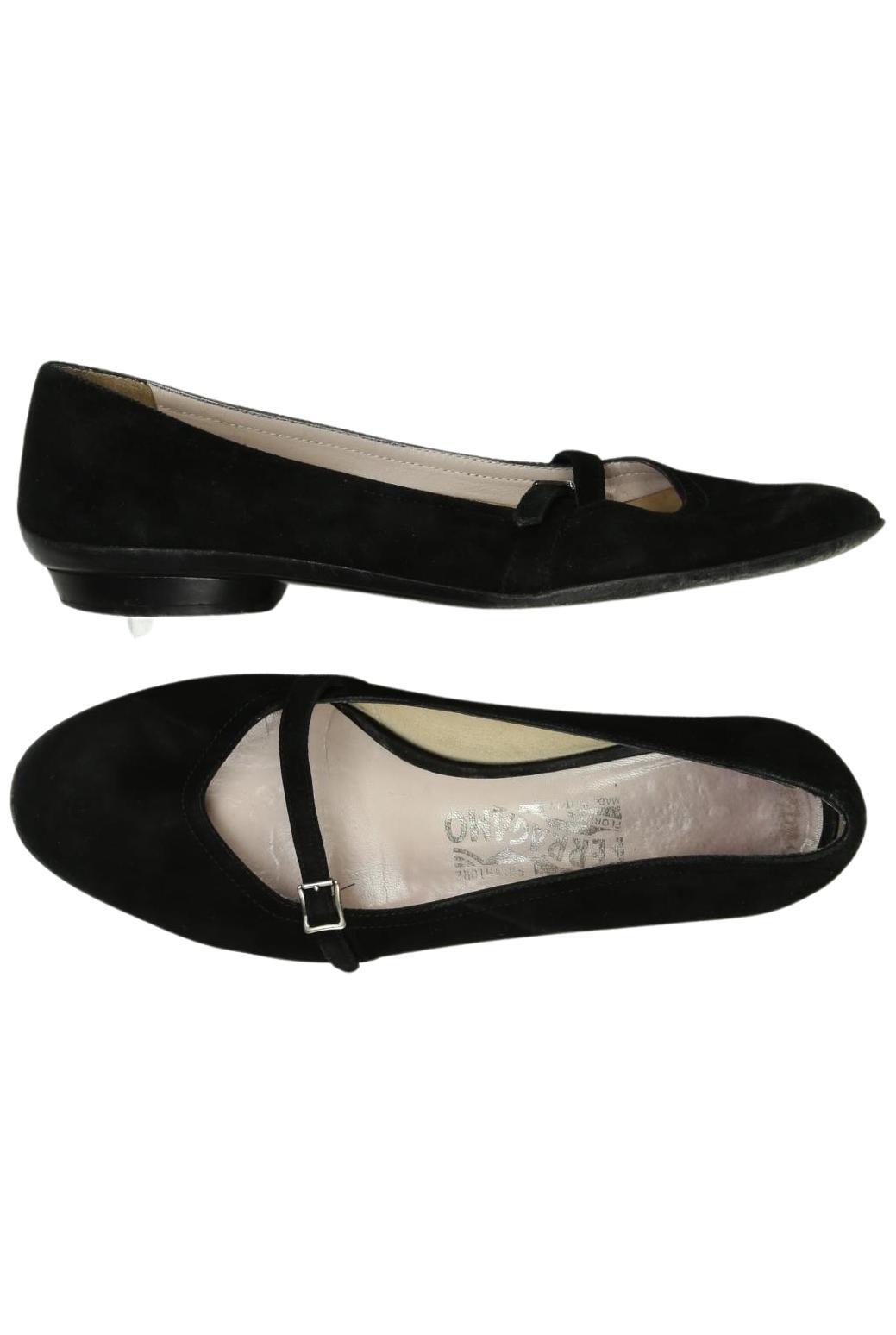 

Salvatore Ferragamo Damen Ballerinas, schwarz, Gr. 6