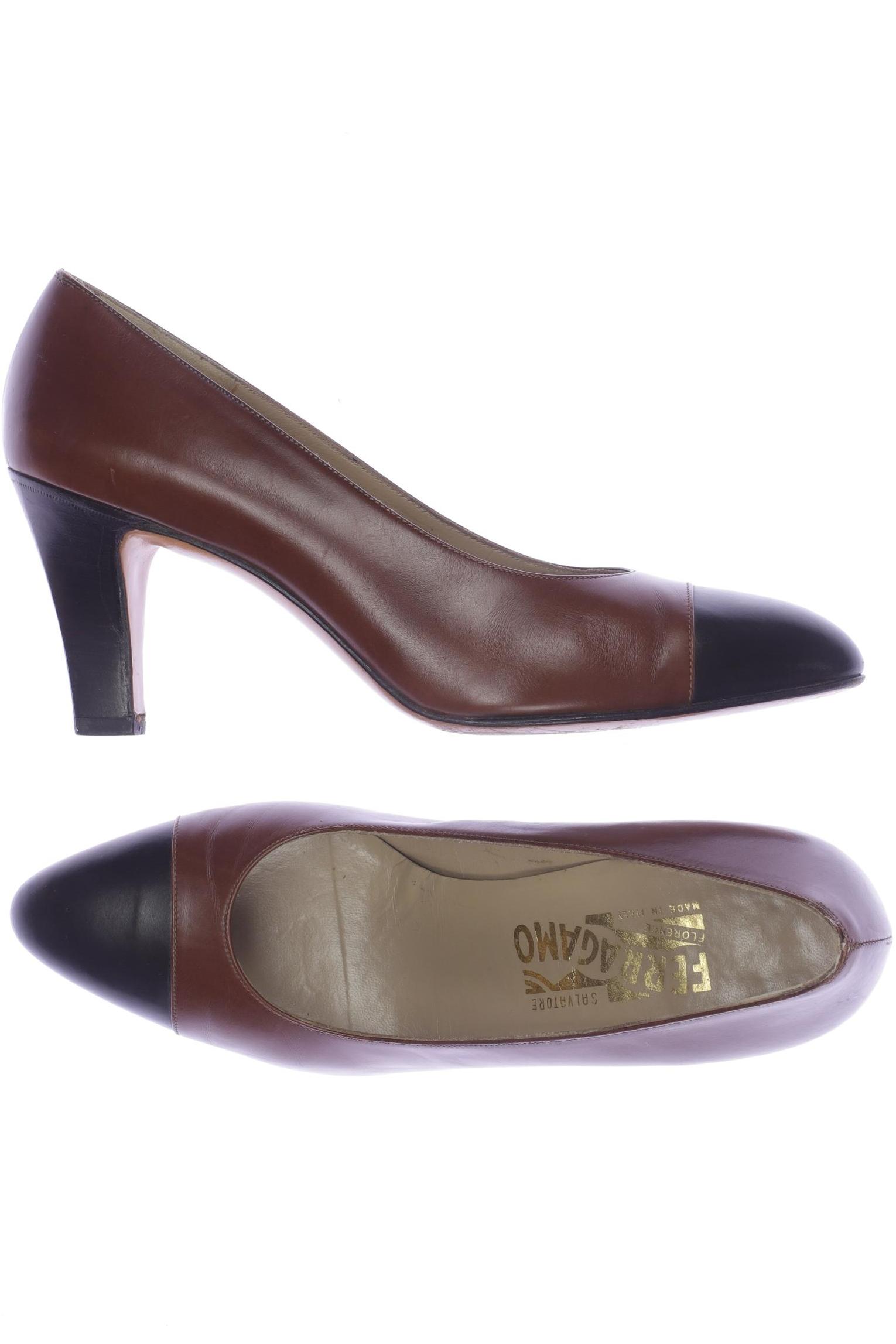 

Salvatore Ferragamo Damen Pumps, braun, Gr. 7.5