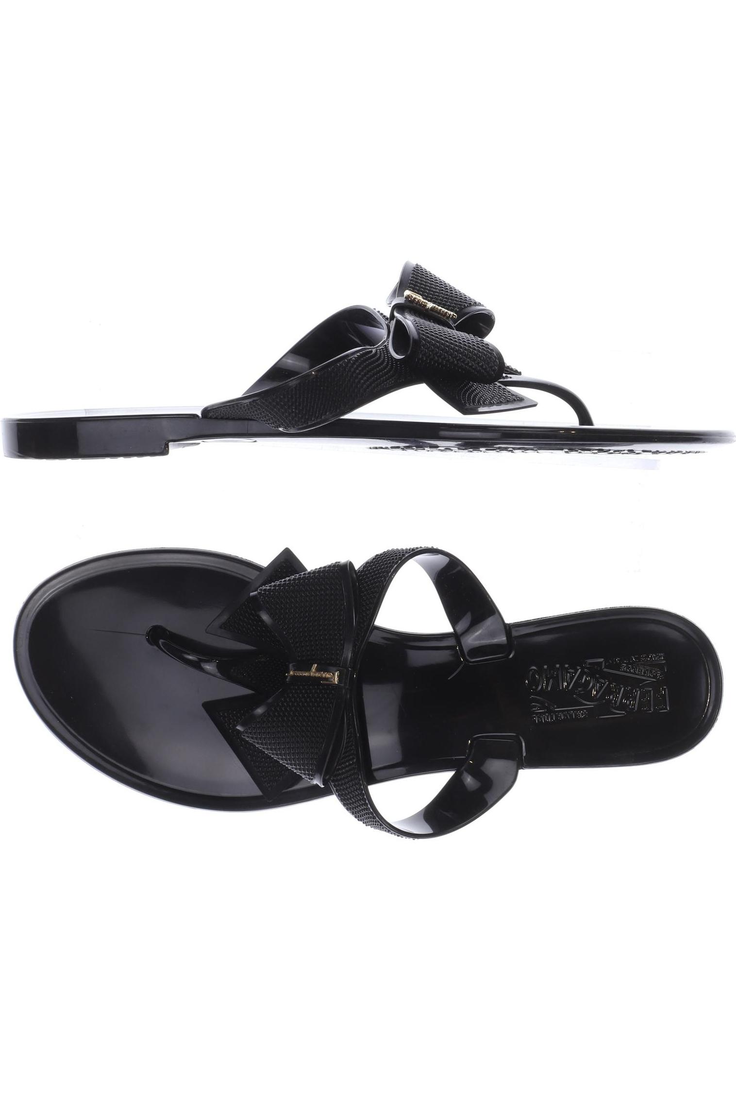 

Salvatore Ferragamo Damen Sandale, schwarz, Gr. 8