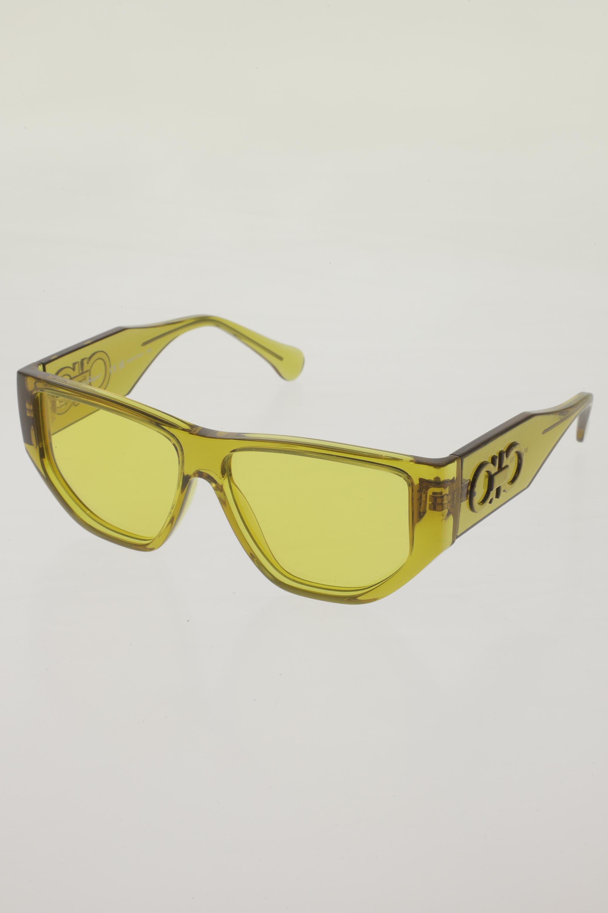 

Salvatore Ferragamo Damen Sonnenbrille, gelb, Gr.
