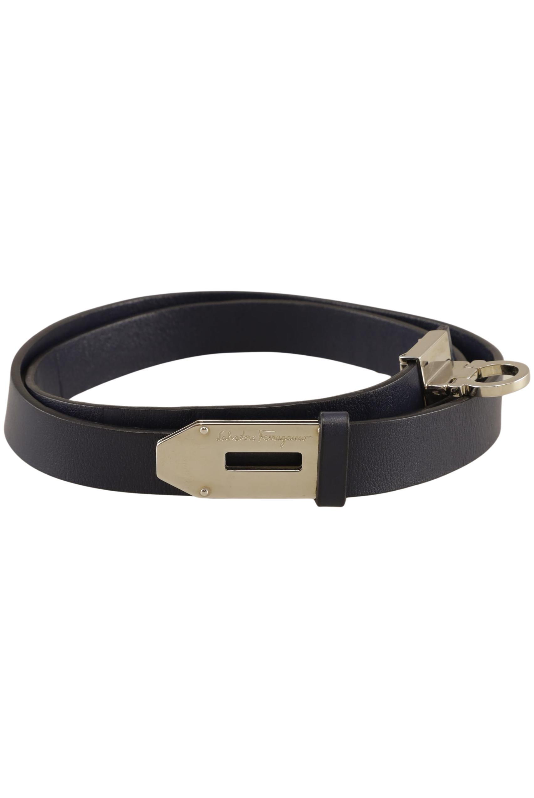 

Salvatore Ferragamo Damen Gürtel, marineblau, Gr. 85