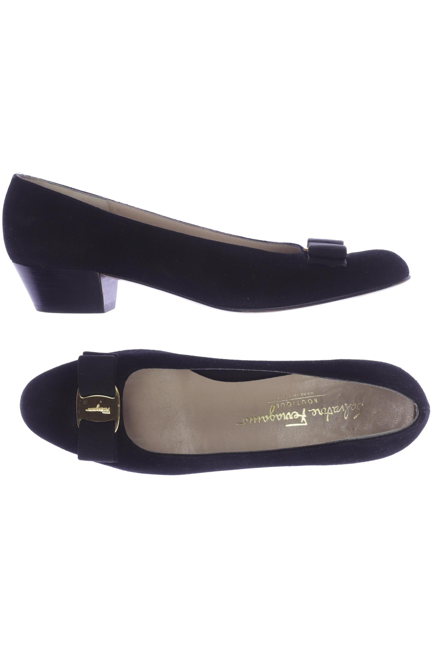 

Salvatore Ferragamo Damen Pumps, schwarz, Gr. 8