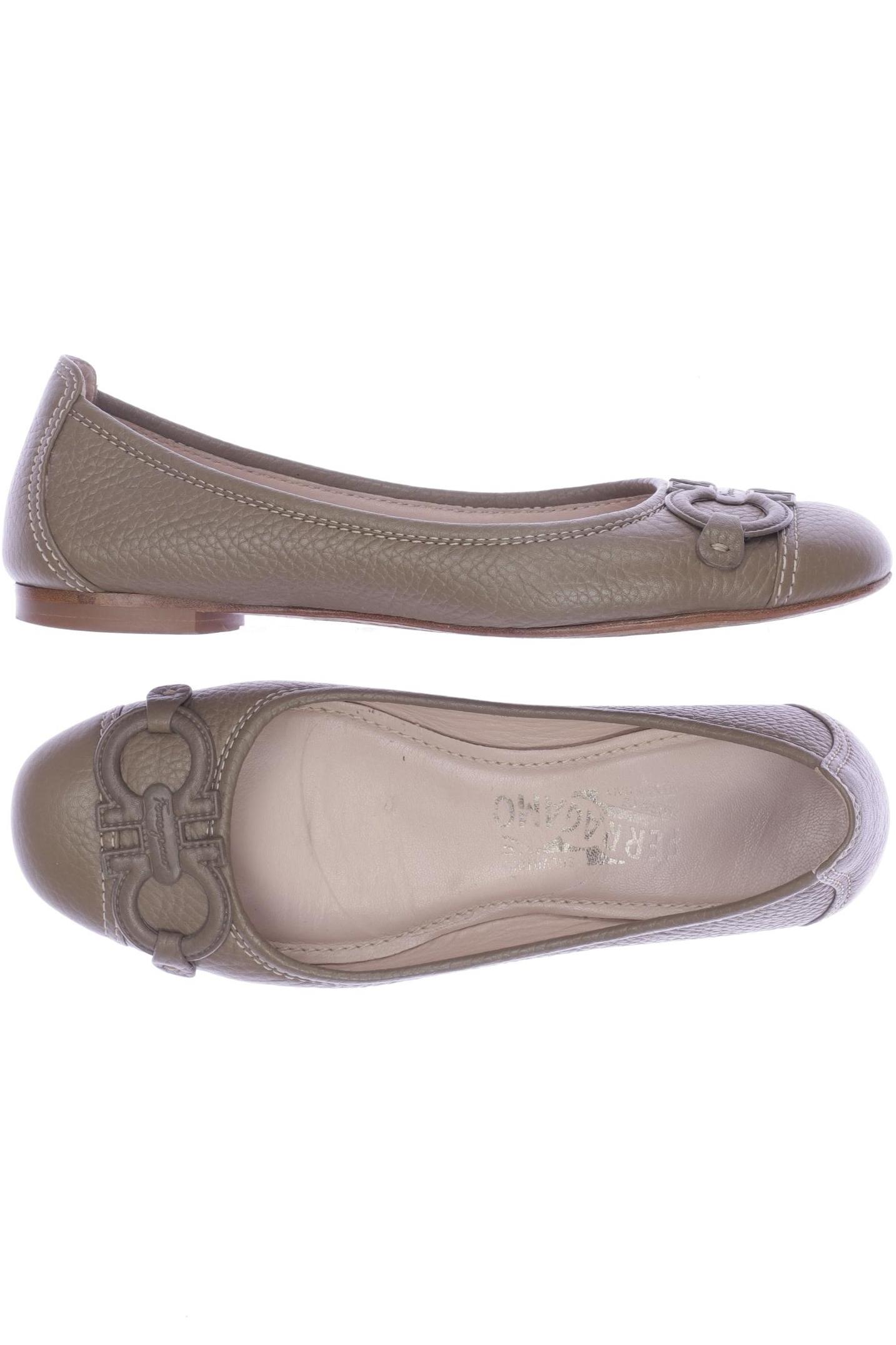 

Salvatore Ferragamo Damen Ballerinas, braun, Gr. 5.5