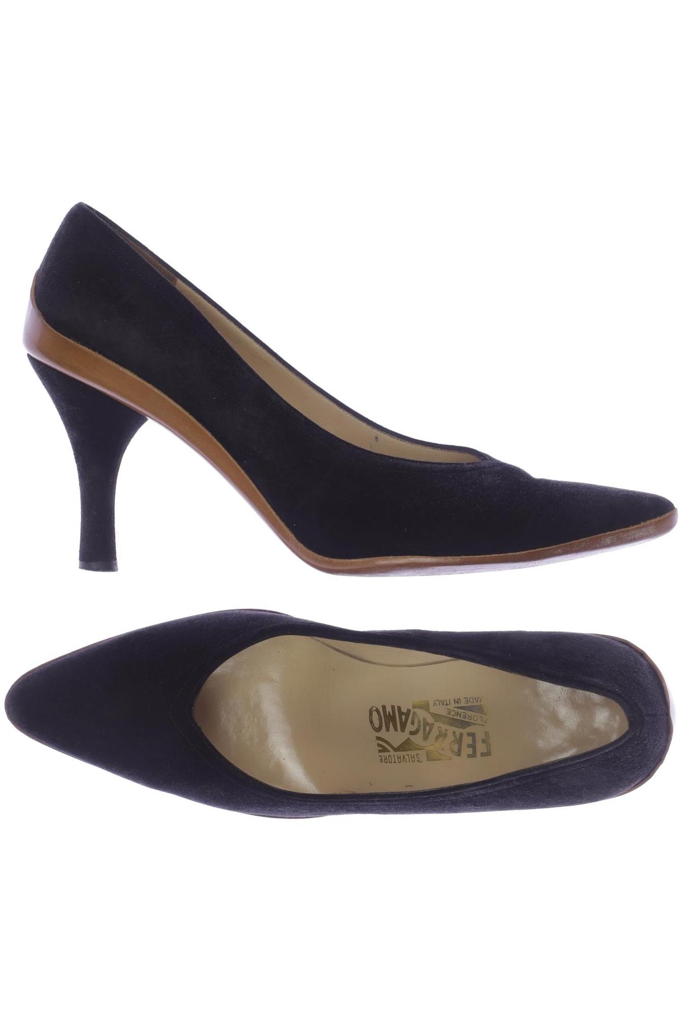 

Salvatore Ferragamo Damen Pumps, schwarz, Gr. 8