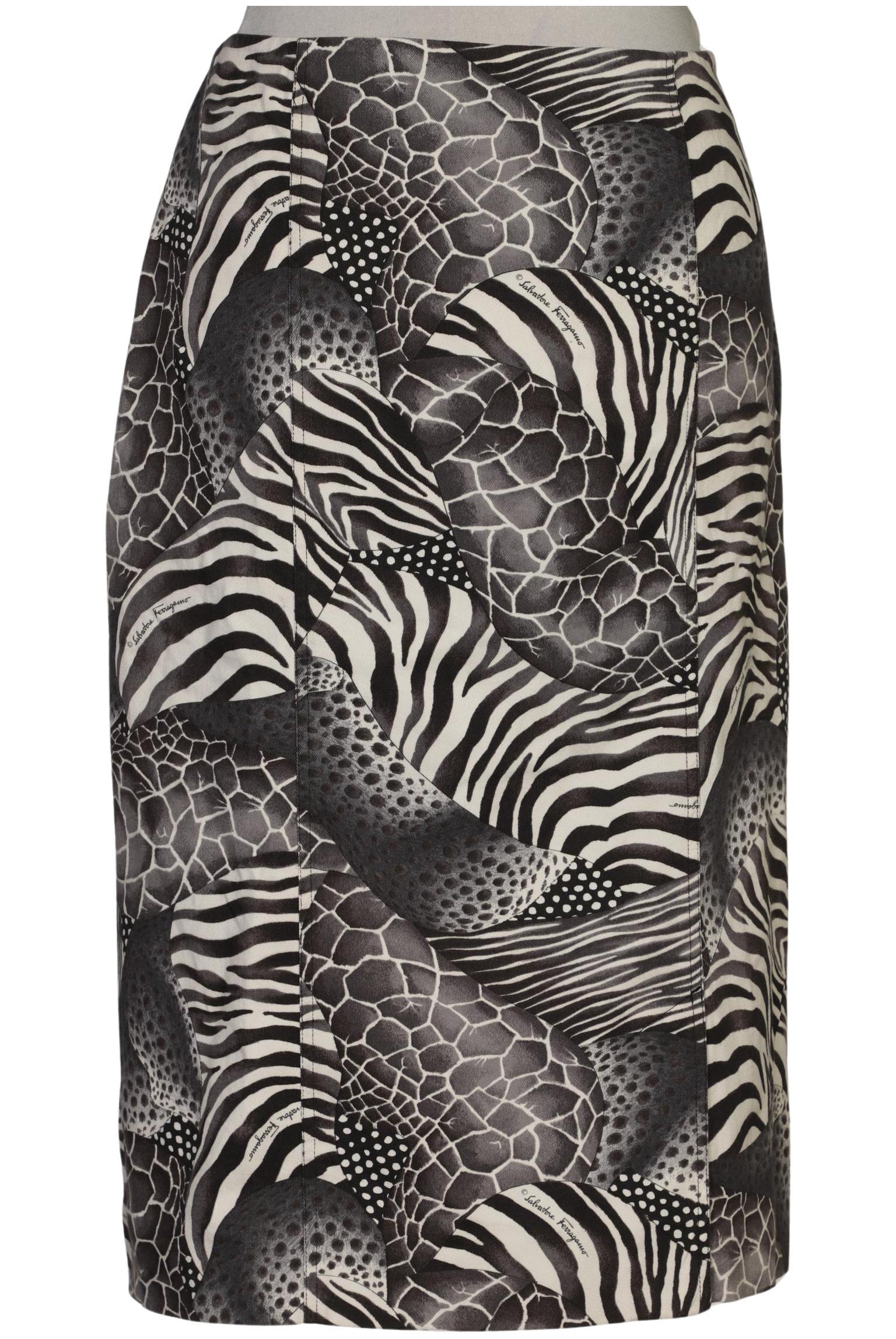 

Salvatore Ferragamo Damen Rock, grau, Gr. 42