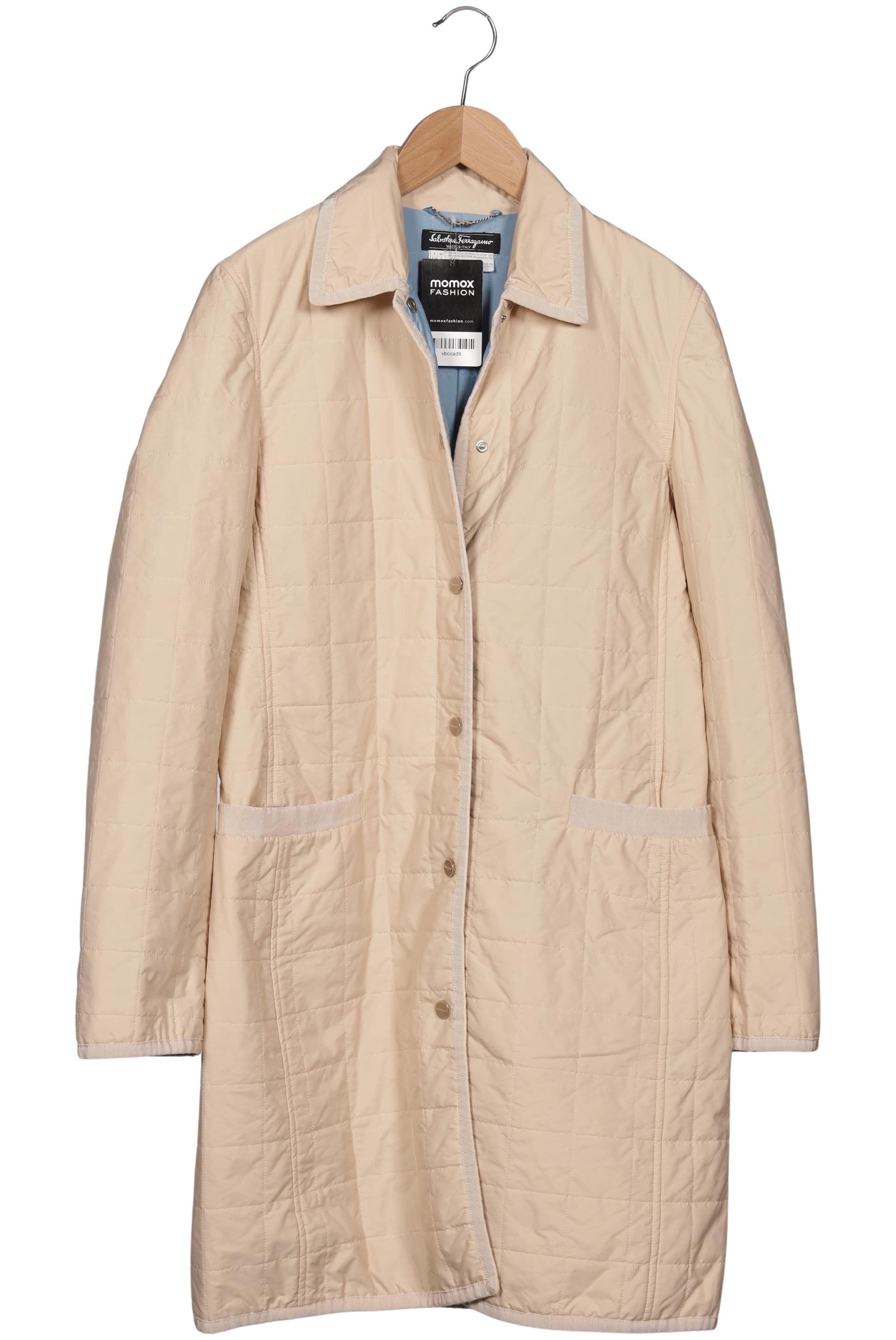

Salvatore Ferragamo Damen Mantel, beige, Gr. 36