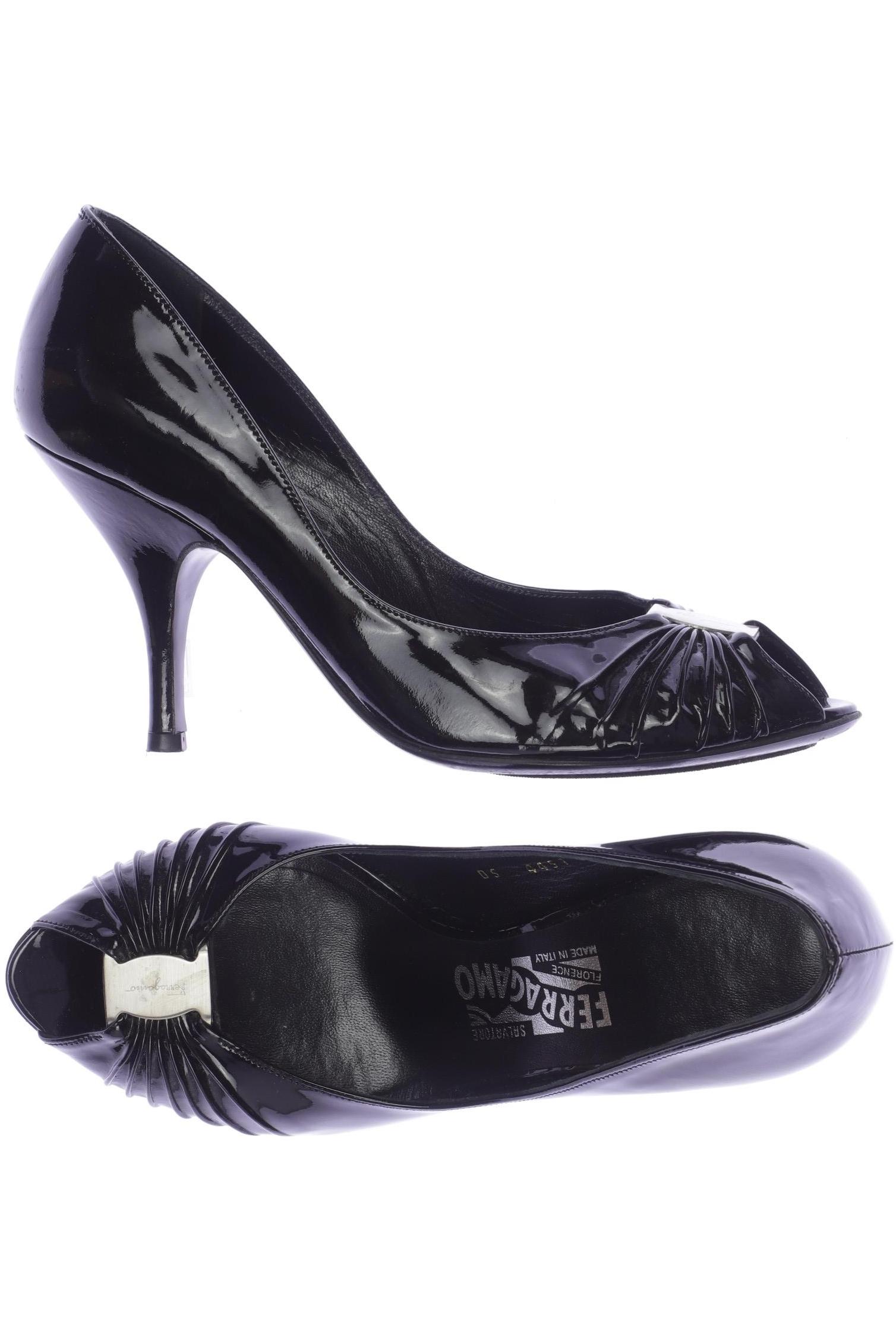 

Salvatore Ferragamo Damen Pumps, schwarz, Gr. 7