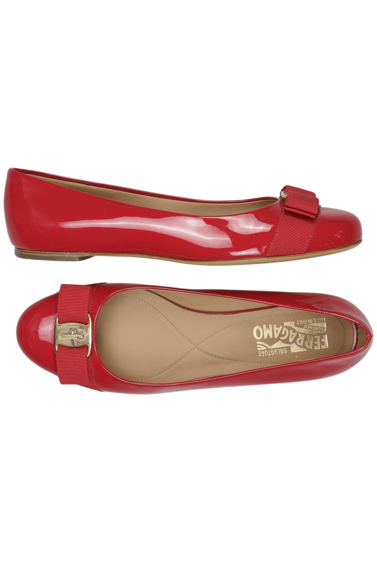 

Salvatore Ferragamo Damen Ballerinas, rot, Gr. 7.5