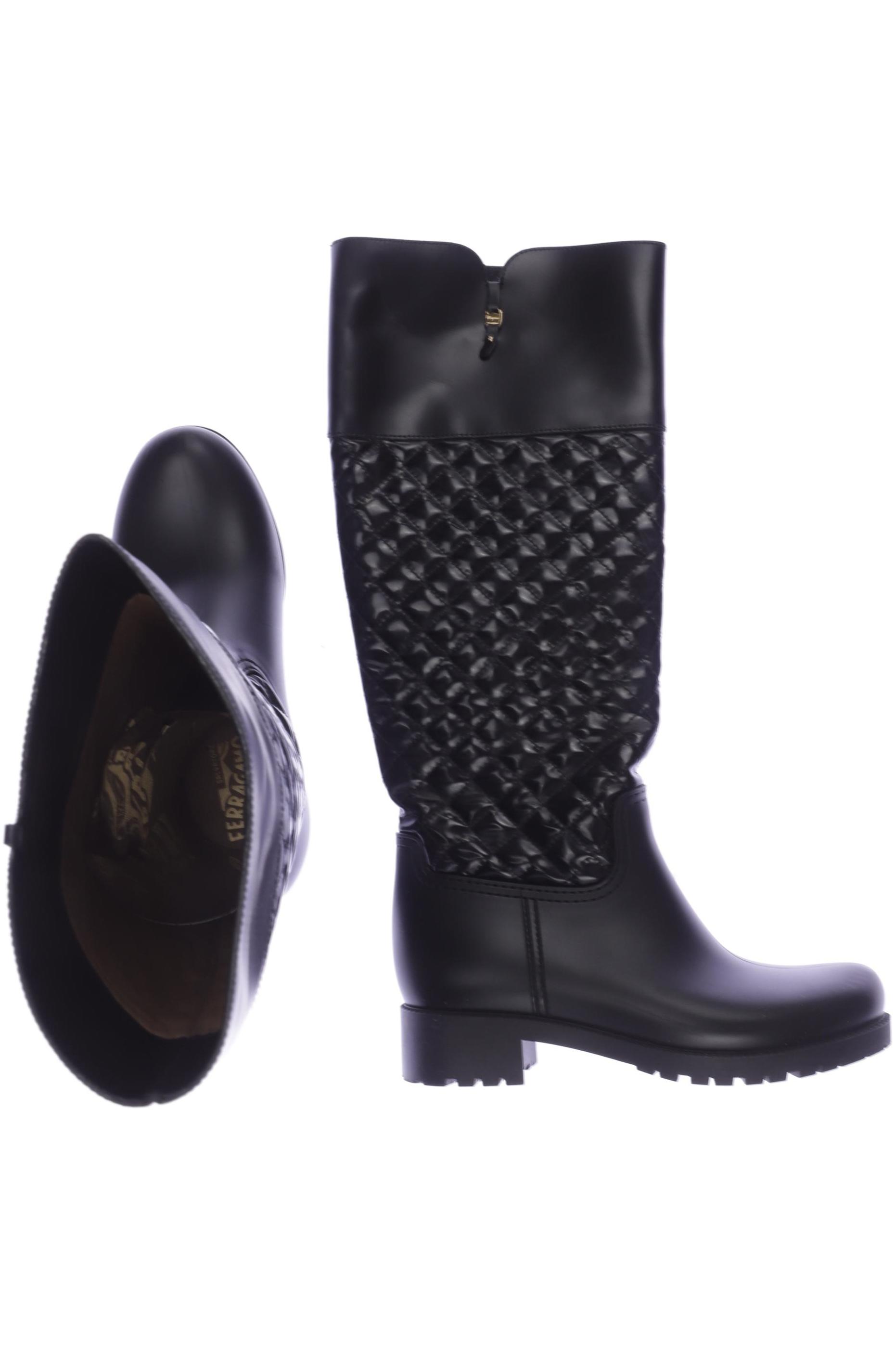 

Salvatore Ferragamo Damen Stiefel, schwarz