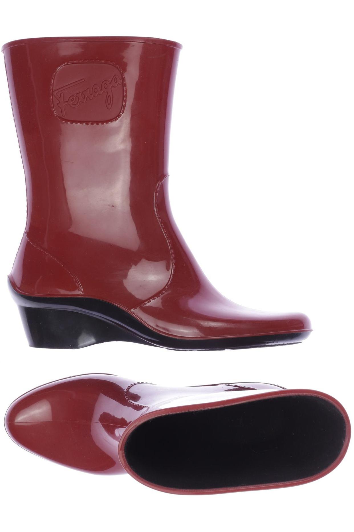 

Salvatore Ferragamo Damen Stiefelette, rot, Gr. 7