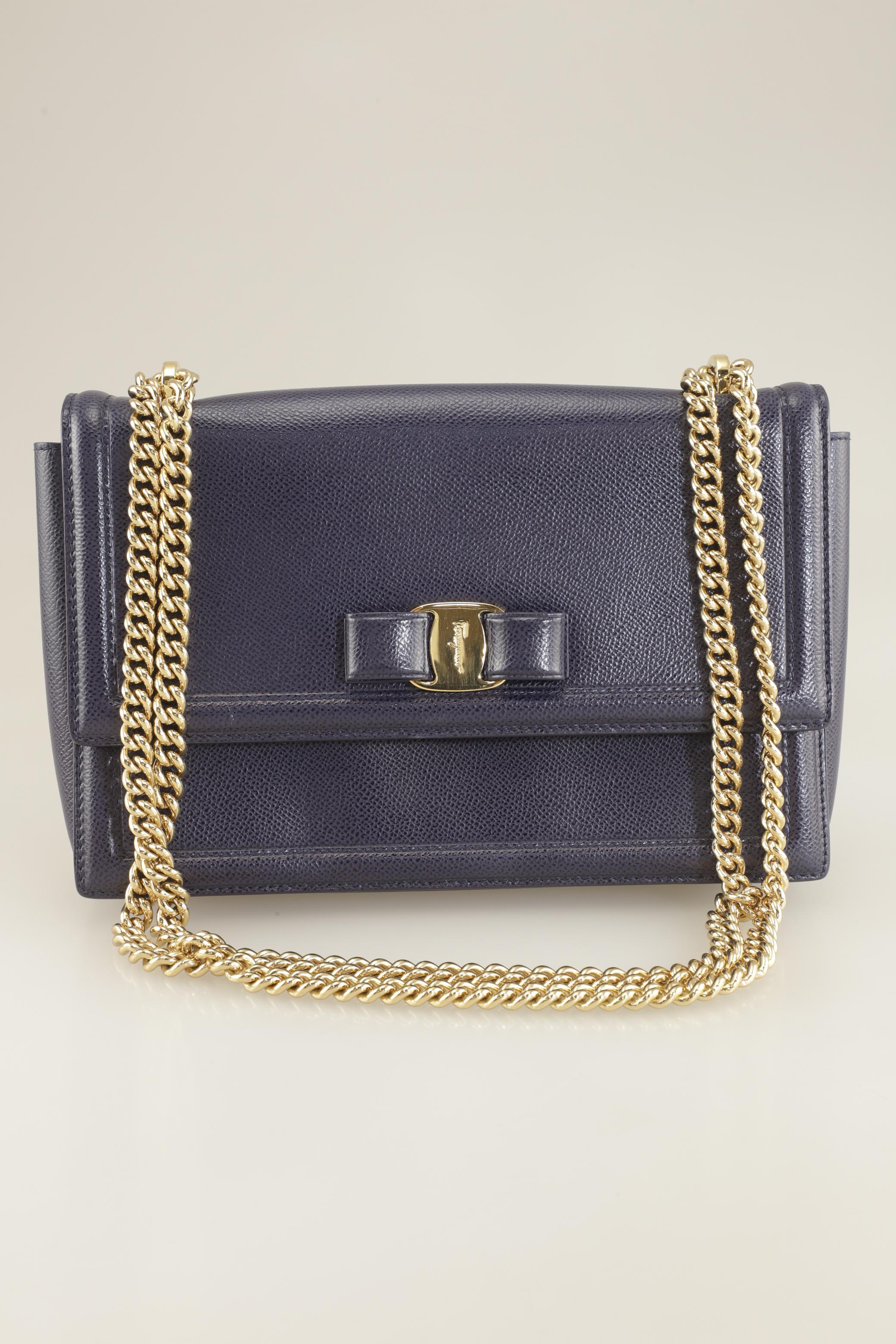 

Salvatore Ferragamo Damen Handtasche, marineblau, Gr.