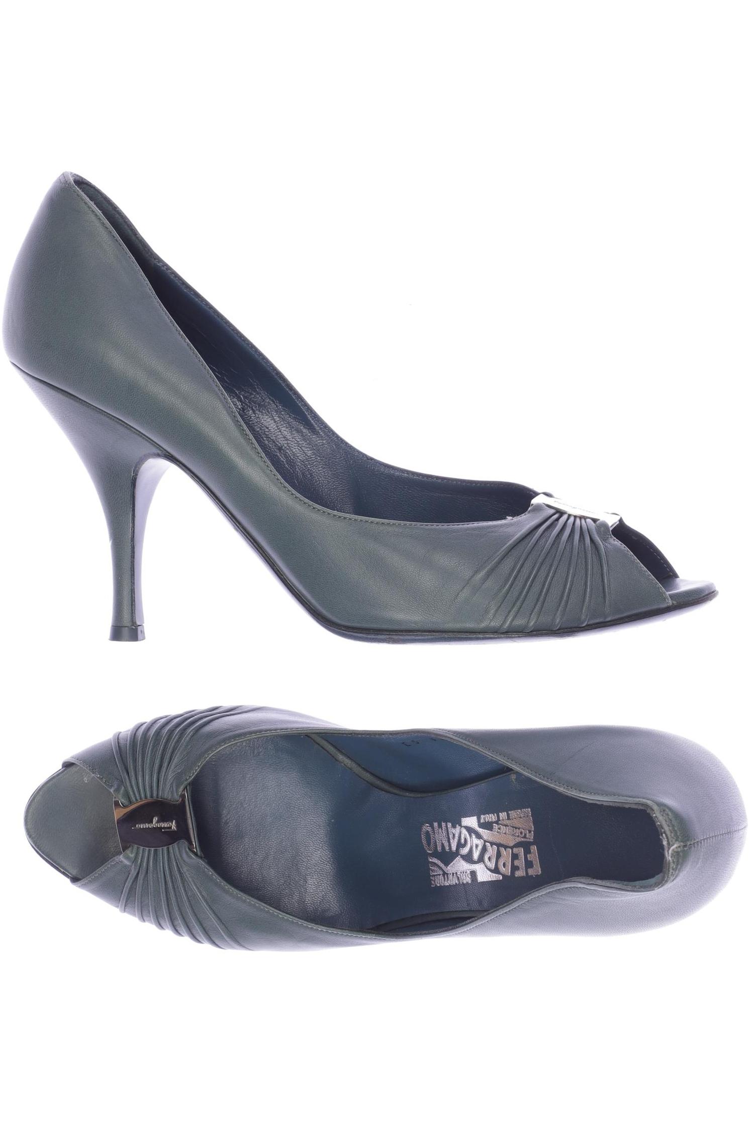 

Salvatore Ferragamo Damen Pumps, grün