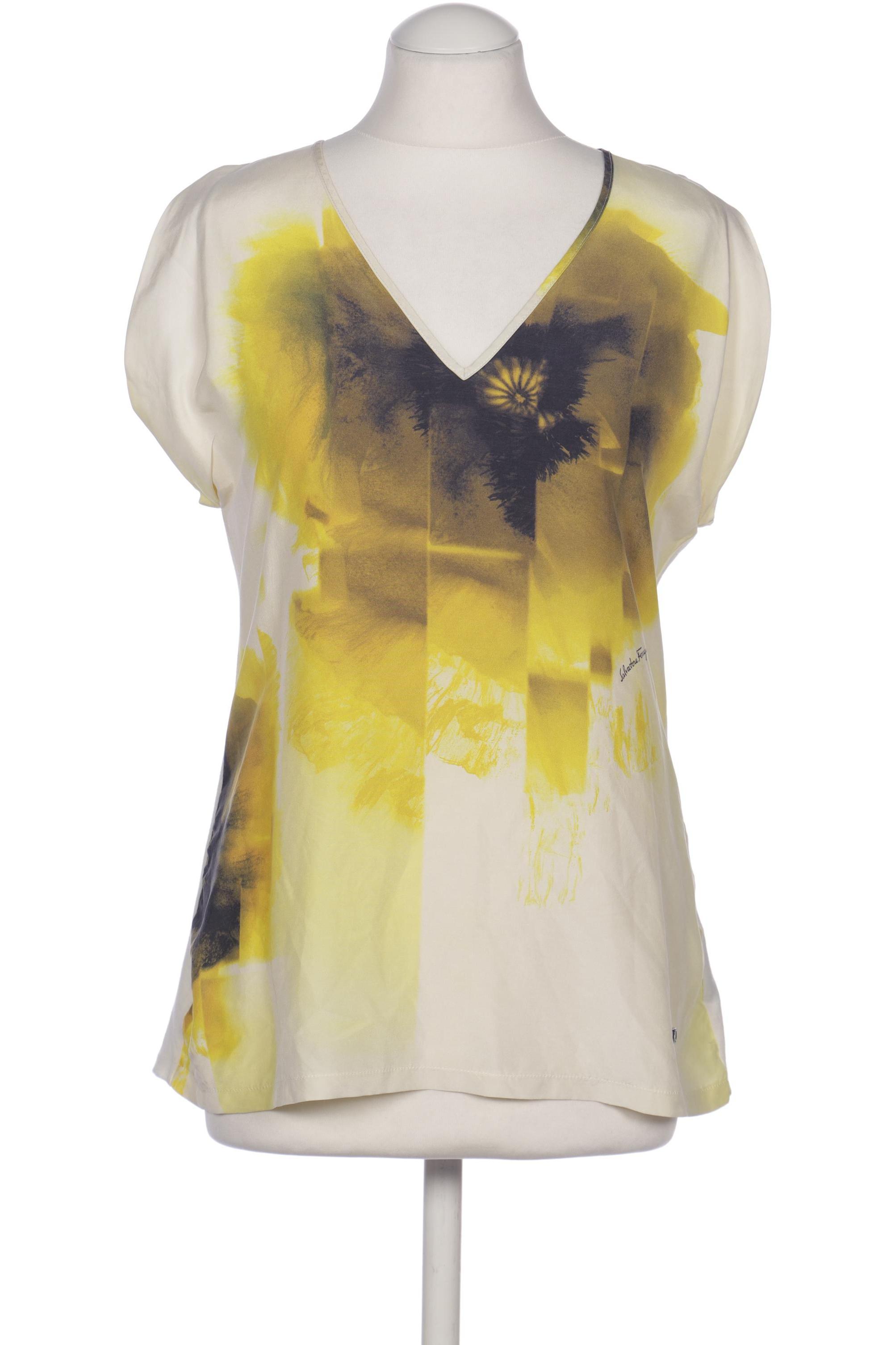 

Salvatore Ferragamo Damen Bluse, cremeweiß, Gr. 38