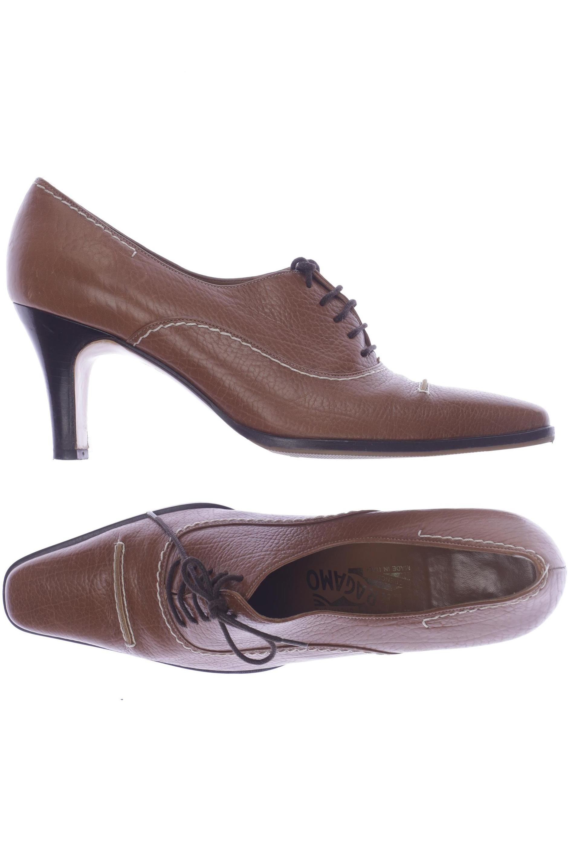 

Salvatore Ferragamo Damen Pumps, braun, Gr. 8.5