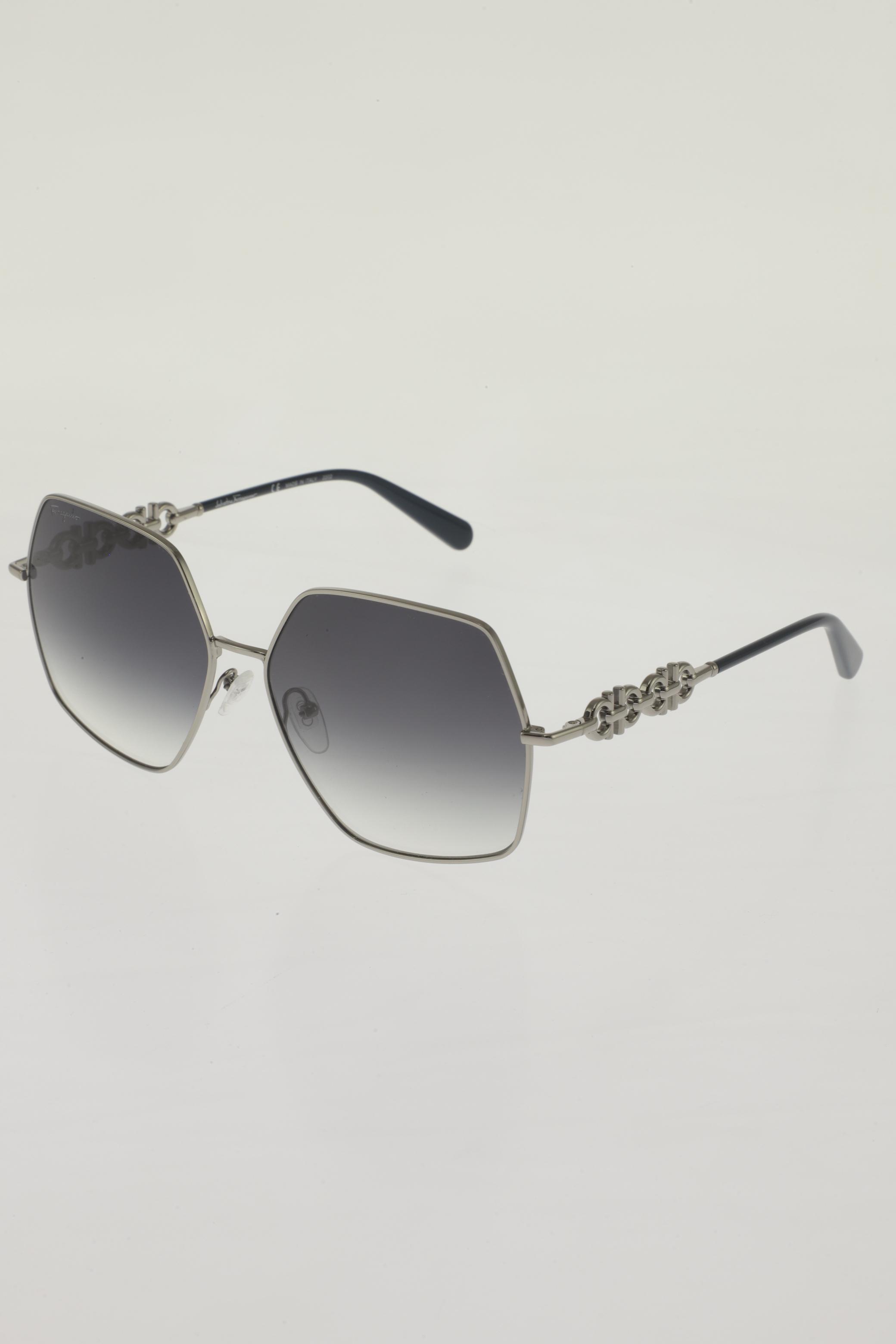 

Salvatore Ferragamo Damen Sonnenbrille, silber, Gr.