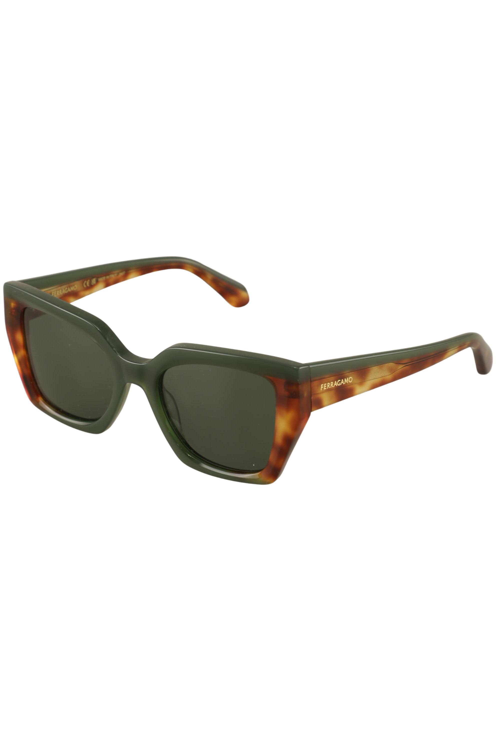 

Salvatore Ferragamo Damen Sonnenbrille, grün, Gr.