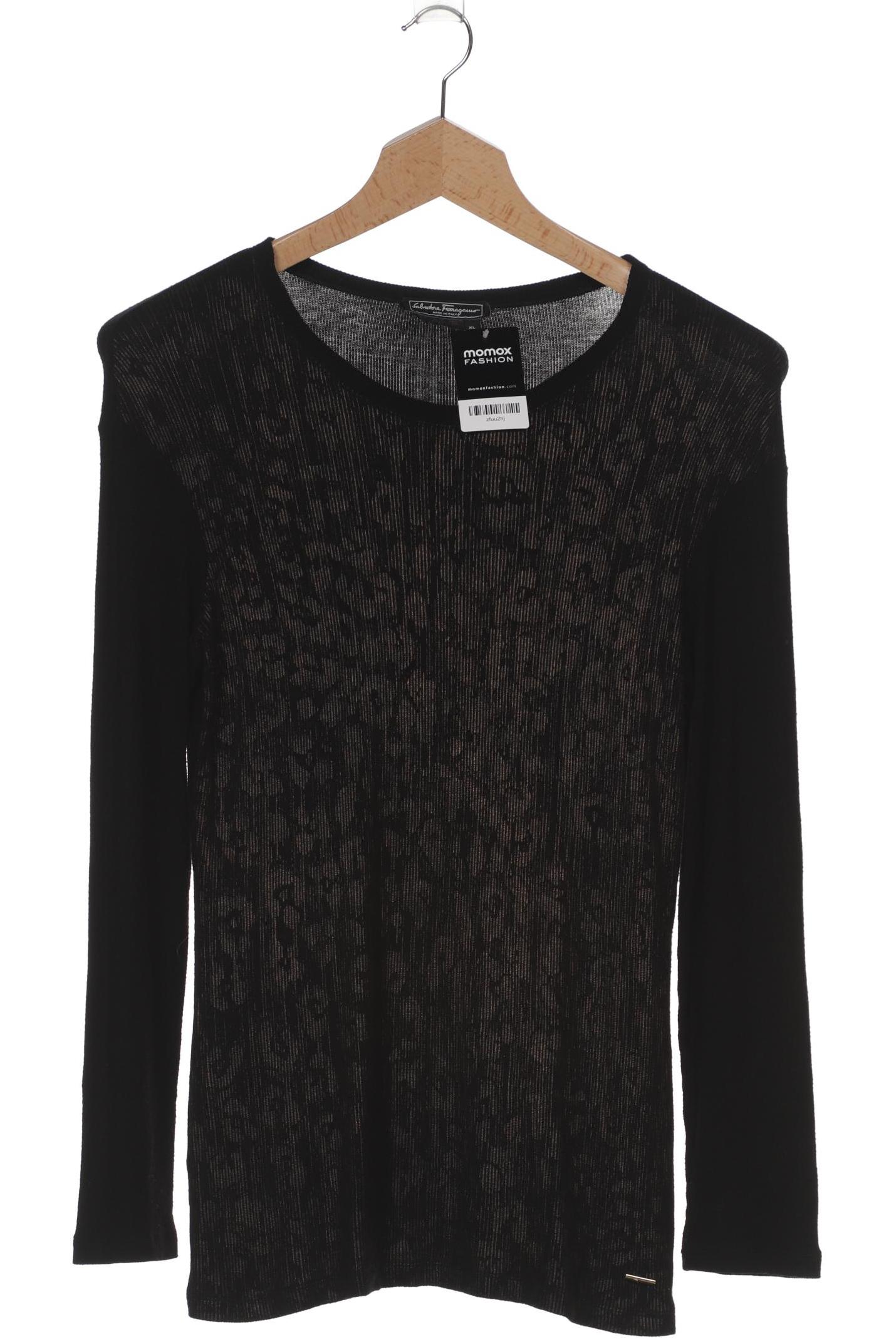

Salvatore Ferragamo Damen Langarmshirt, schwarz, Gr. 44