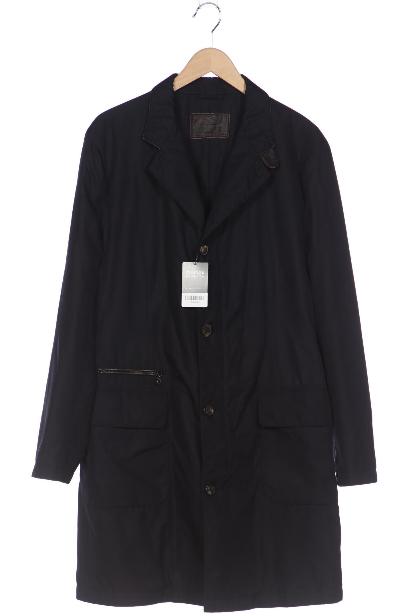 

Salvatore Ferragamo Herren Mantel, schwarz, Gr. 50