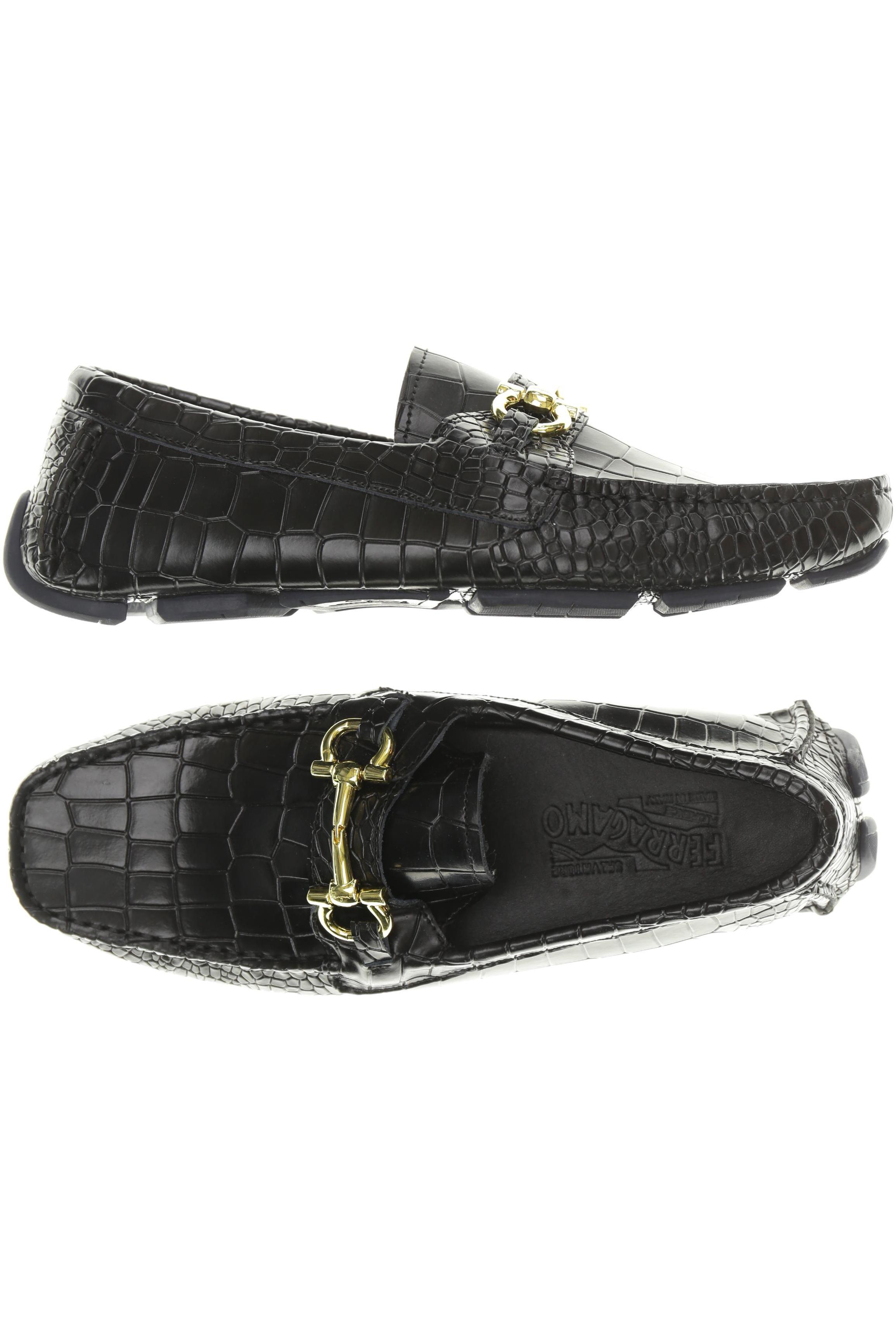 

Salvatore Ferragamo Herren Halbschuh, schwarz, Gr. 8