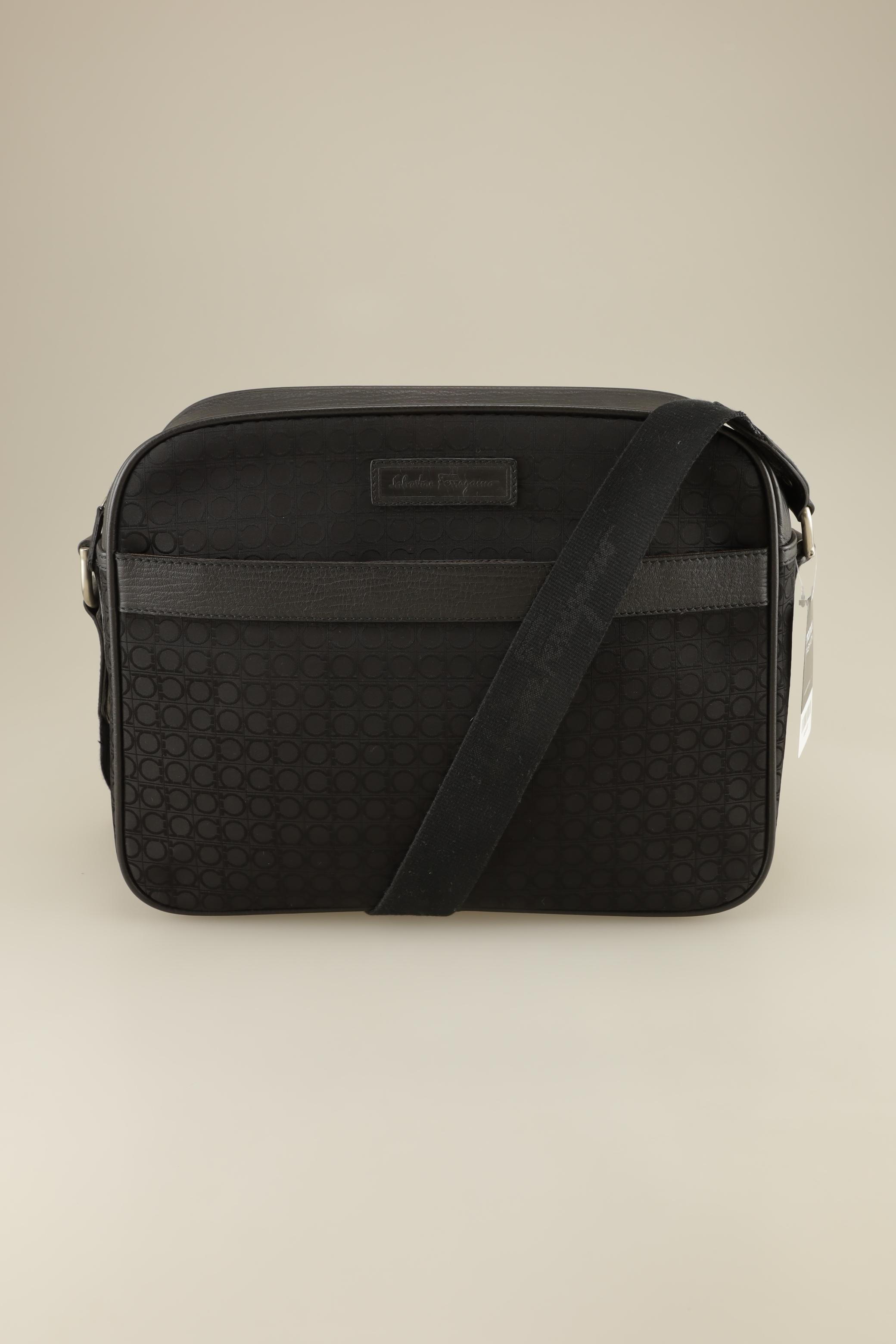 

Salvatore Ferragamo Herren Tasche, schwarz, Gr.