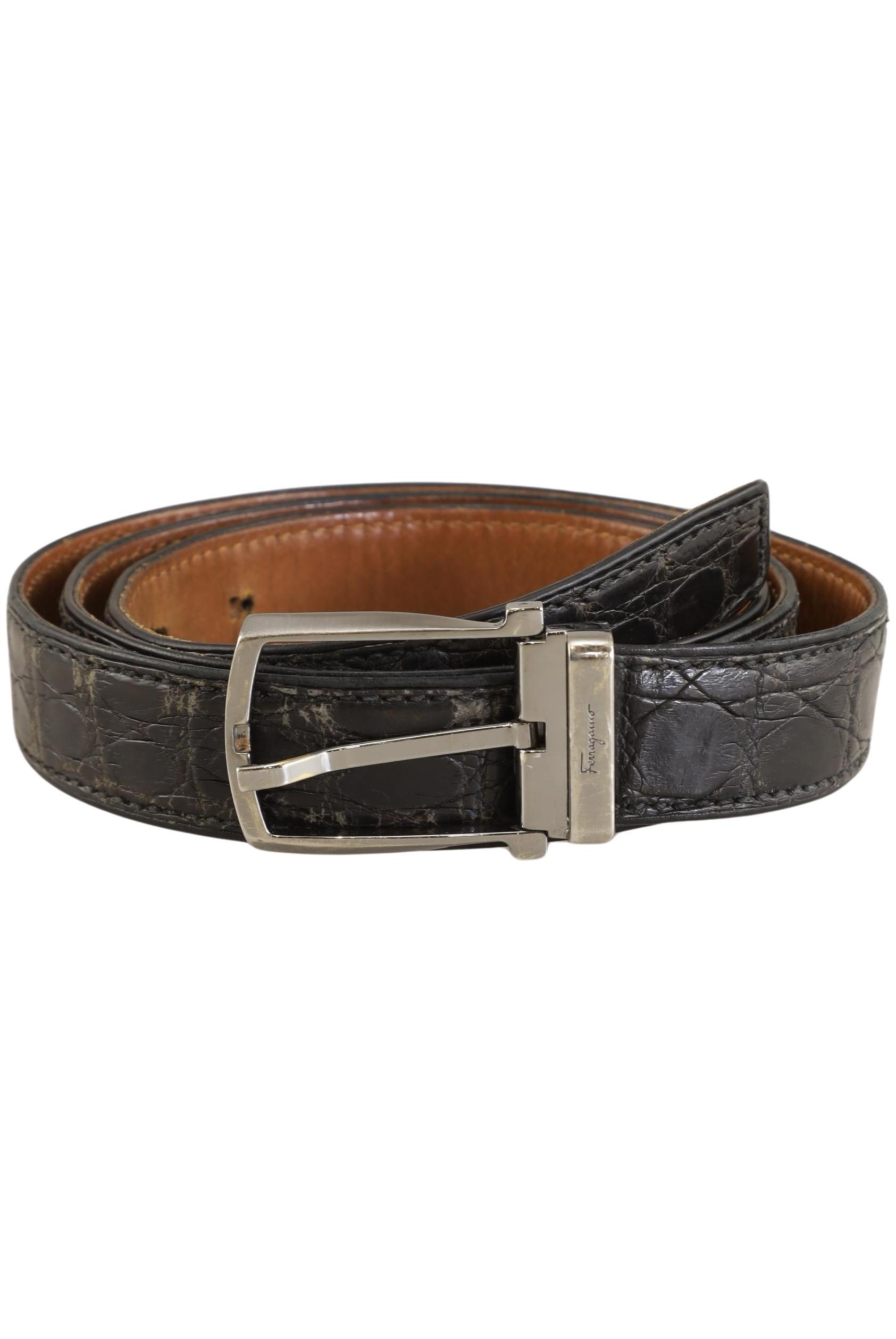 

Salvatore Ferragamo Herren Gürtel, schwarz, Gr. 100