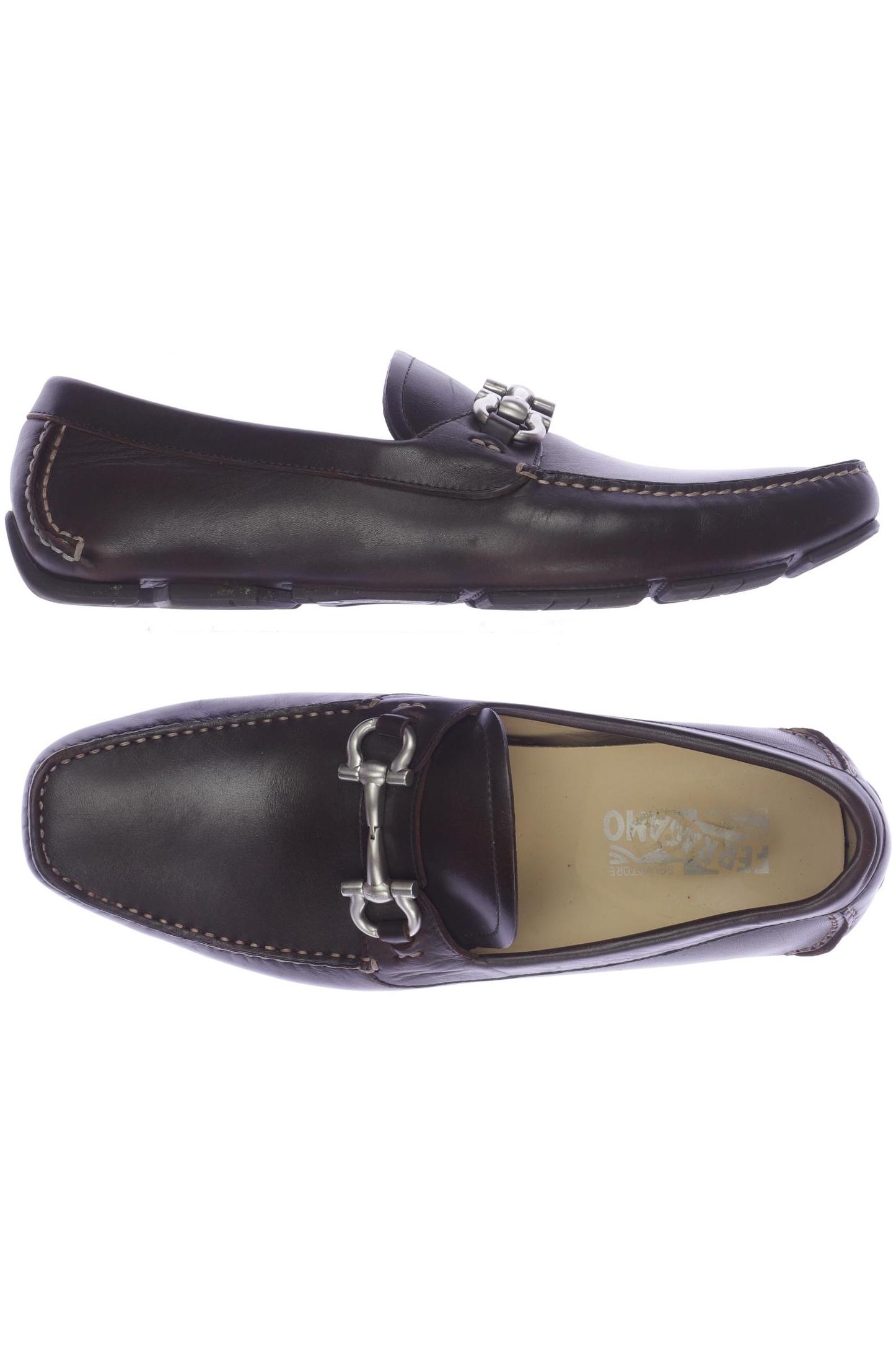 

Salvatore Ferragamo Herren Halbschuh, braun, Gr. 8.5