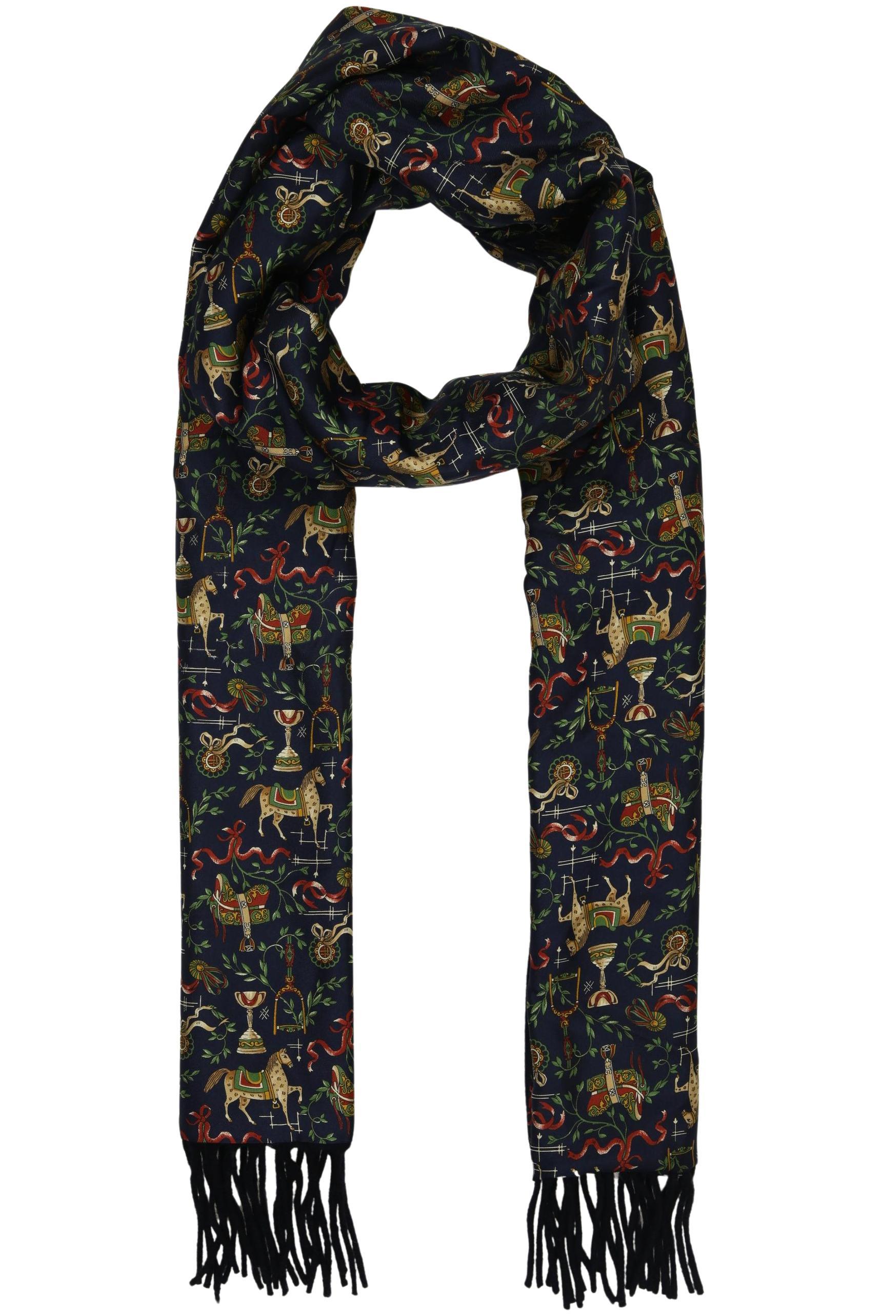 Thumbnail - Salvatore Ferragamo Herren Schal, marineblau, Gr.