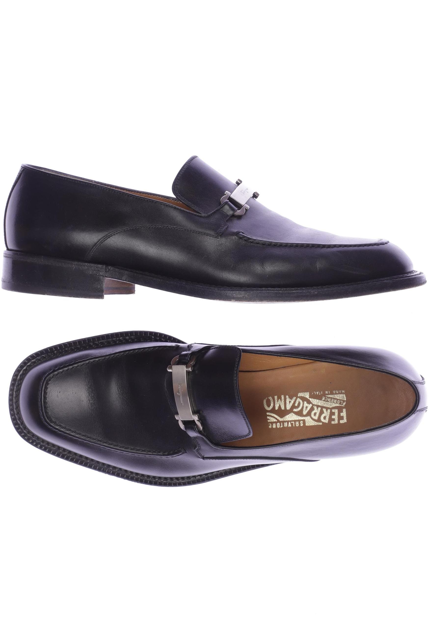 

Salvatore Ferragamo Herren Halbschuh, schwarz, Gr. 9
