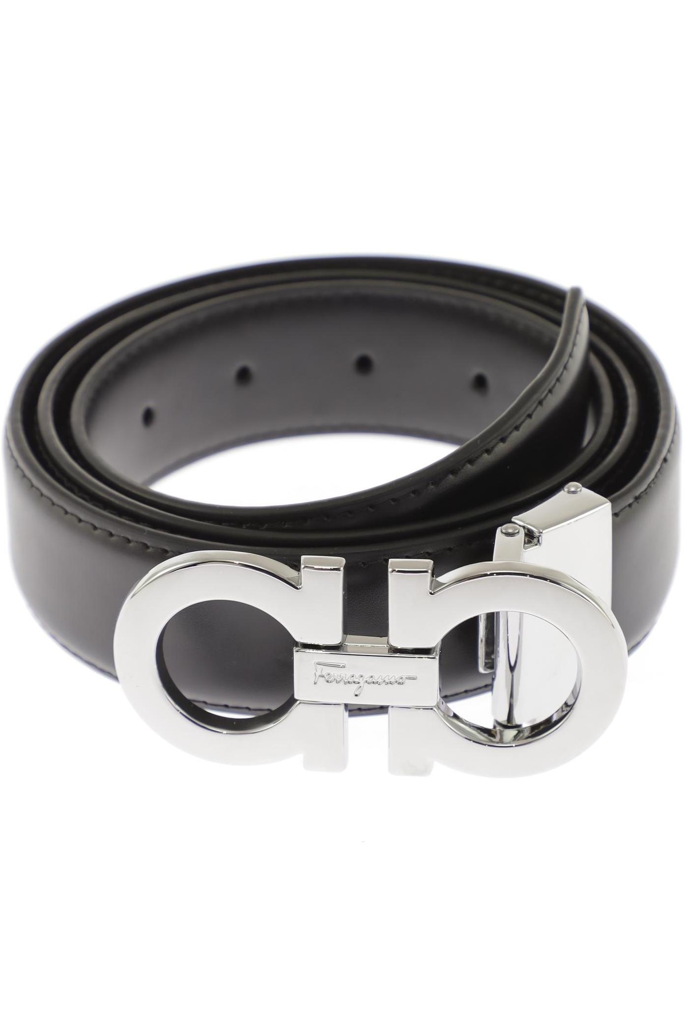 

Salvatore Ferragamo Herren Gürtel, schwarz, Gr. 85