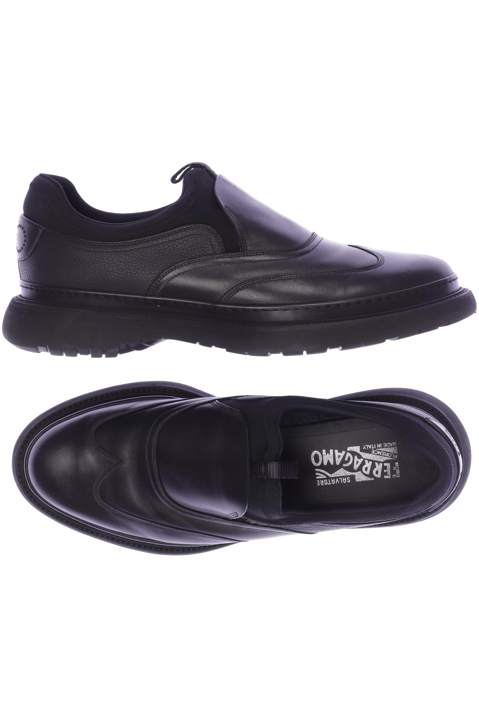 

Salvatore Ferragamo Herren Halbschuh, schwarz, Gr. 9