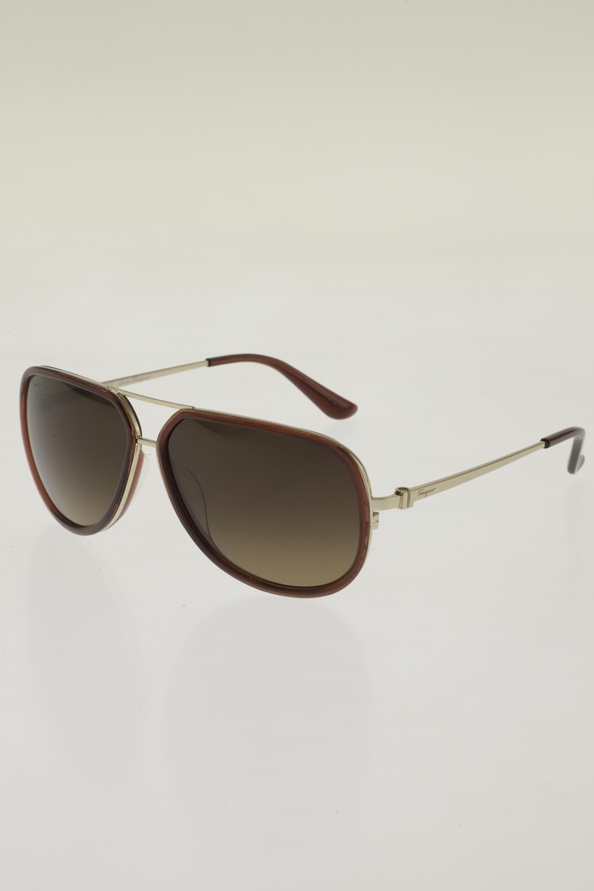 

Salvatore Ferragamo Herren Sonnenbrille, braun, Gr.