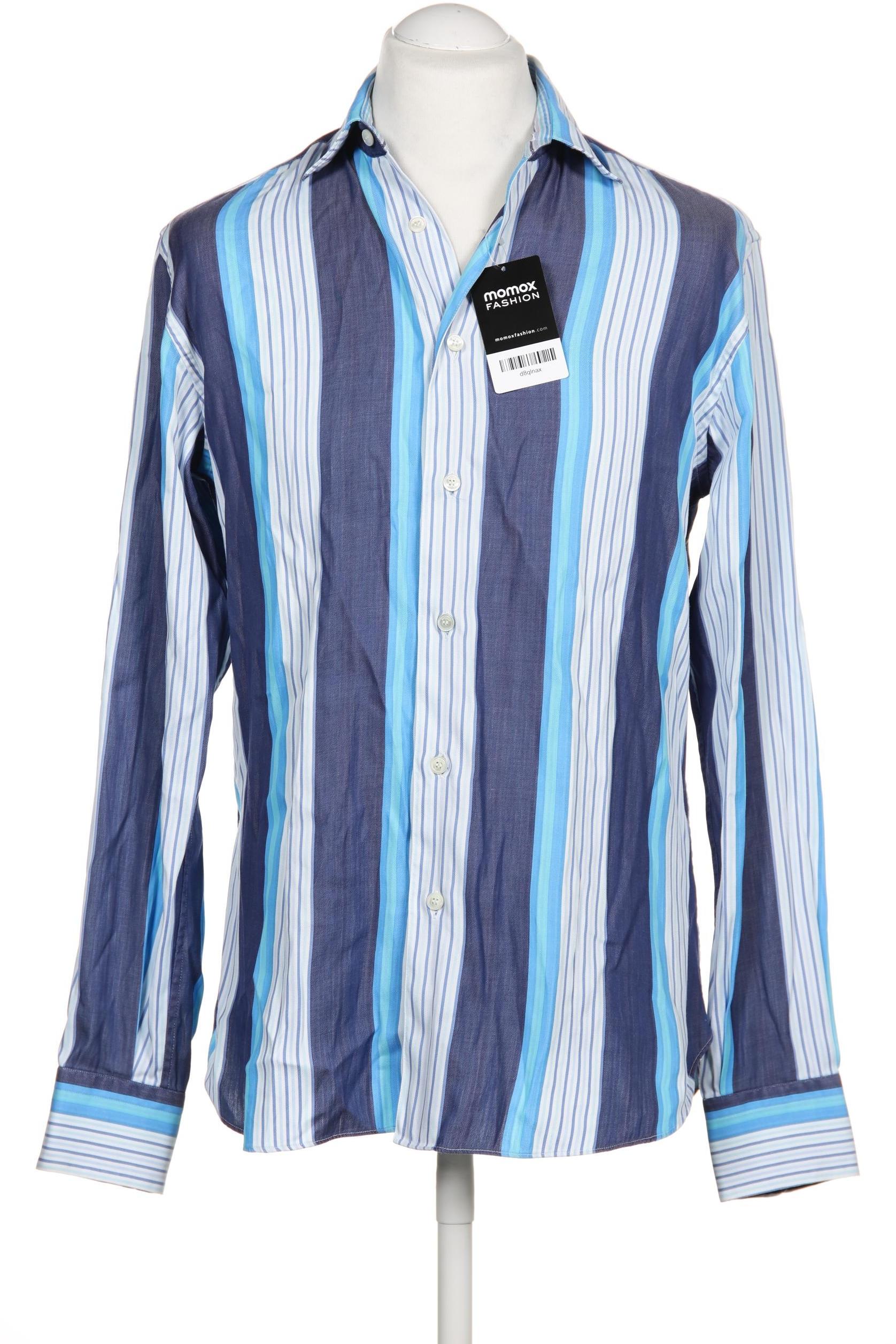 

Salvatore Ferragamo Herren Hemd, marineblau, Gr. 48