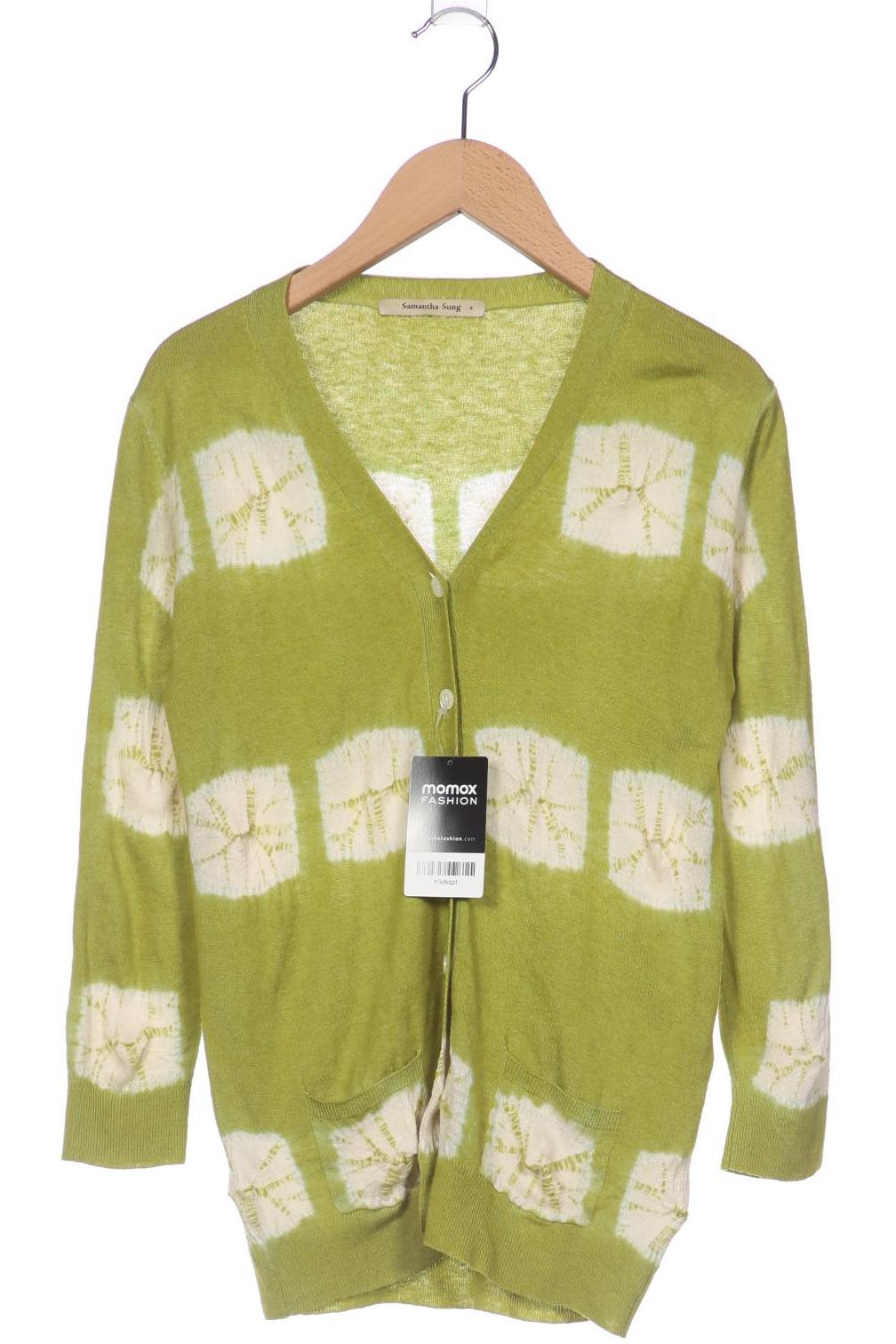 

Samantha Sung Damen Strickjacke, grün, Gr. 38