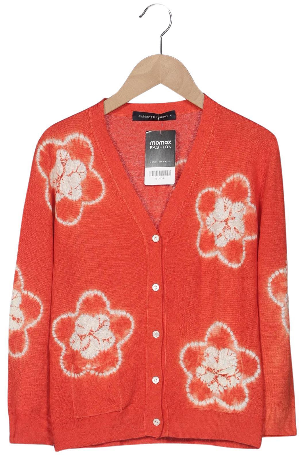 

Samantha Sung Damen Strickjacke, orange, Gr. 34