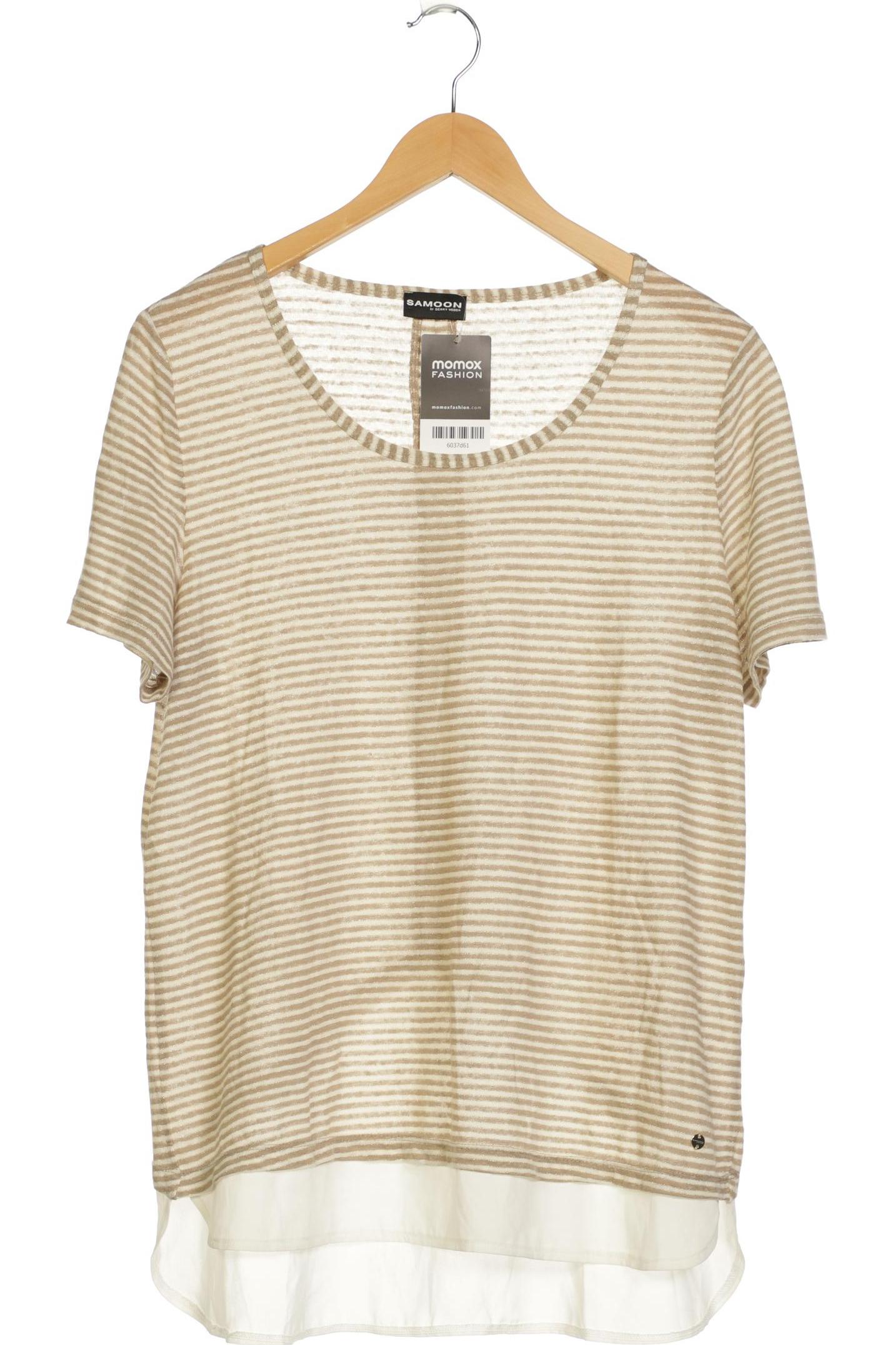 

Samoon by Gerry Weber Damen T-Shirt, beige, Gr. 42