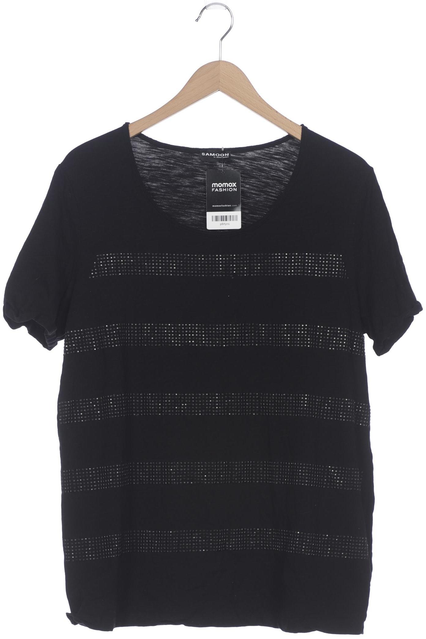 

Samoon by Gerry Weber Damen T-Shirt, schwarz, Gr. 46