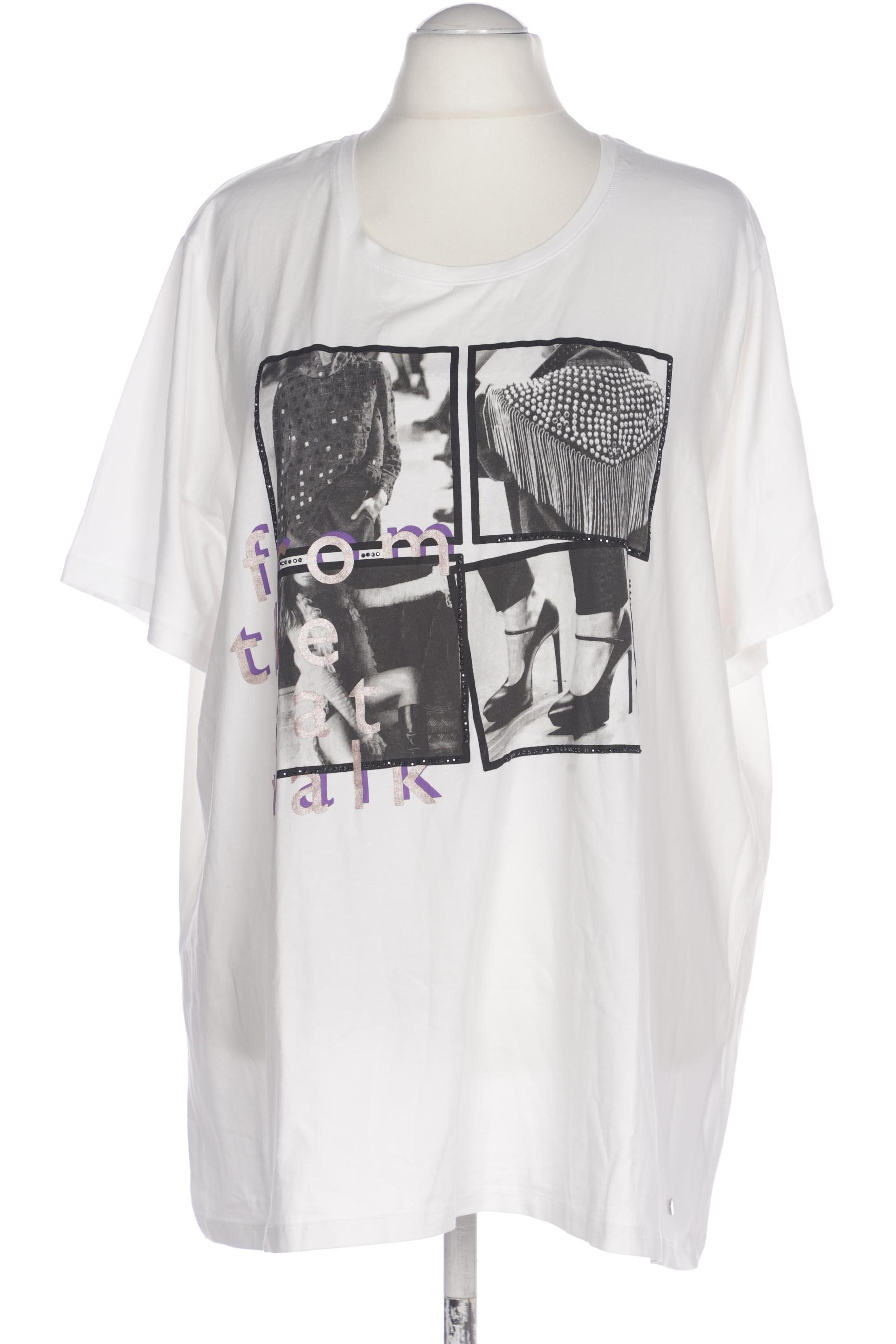 

Samoon by Gerry Weber Damen T-Shirt, weiß, Gr. 52