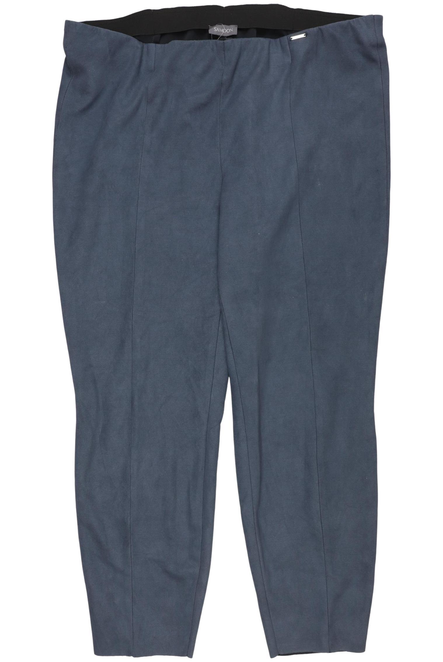 

Samoon by Gerry Weber Damen Stoffhose, blau, Gr. 48