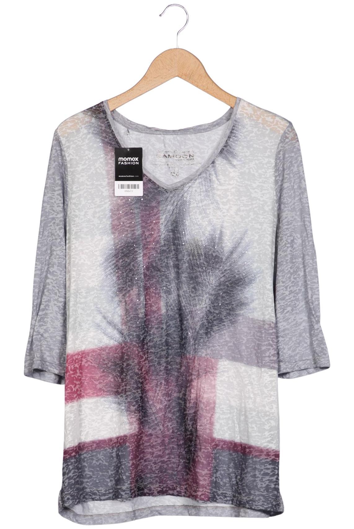 

Samoon by Gerry Weber Damen Langarmshirt, grau, Gr. 42