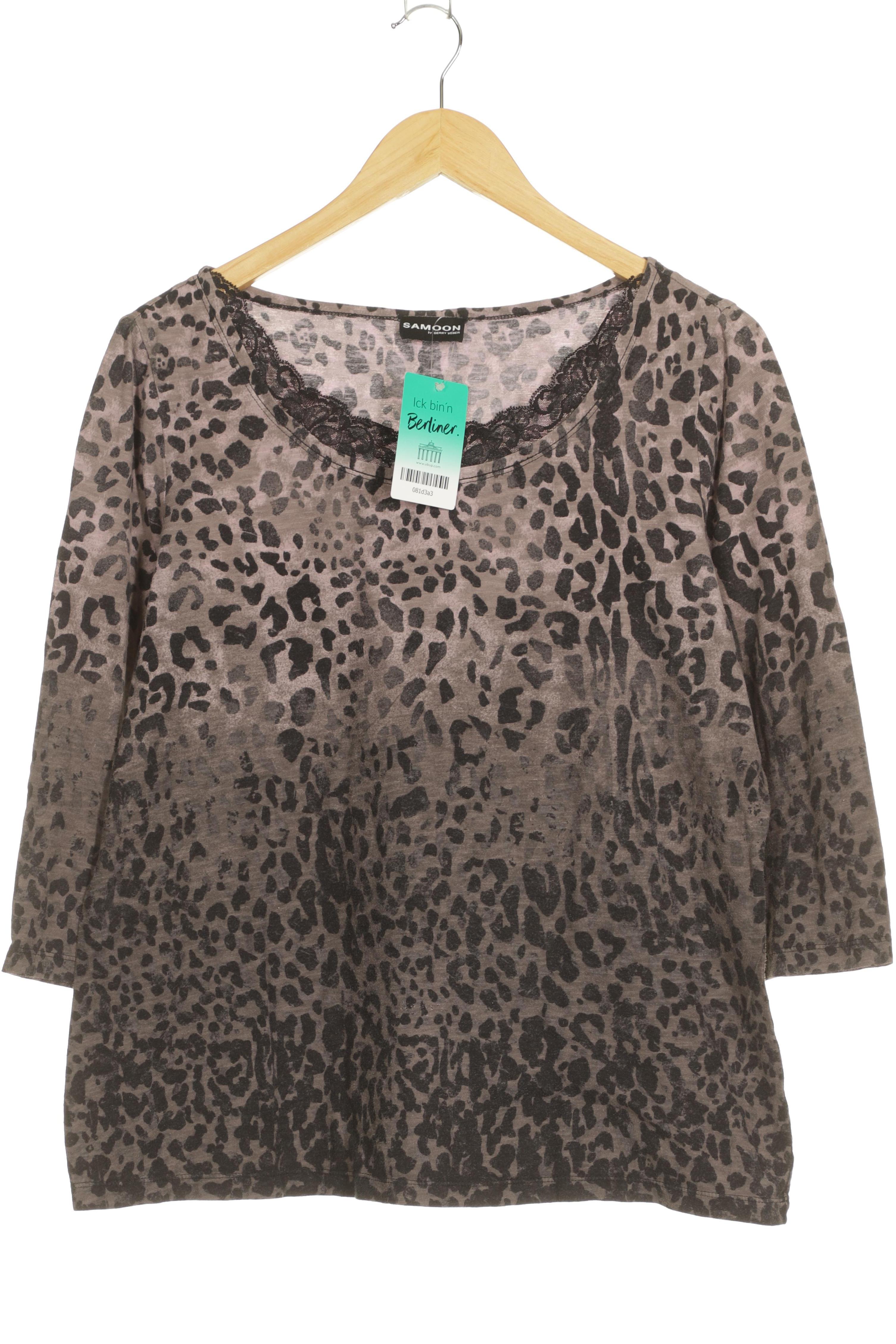 

Samoon by Gerry Weber Damen Langarmshirt, grau, Gr. 42