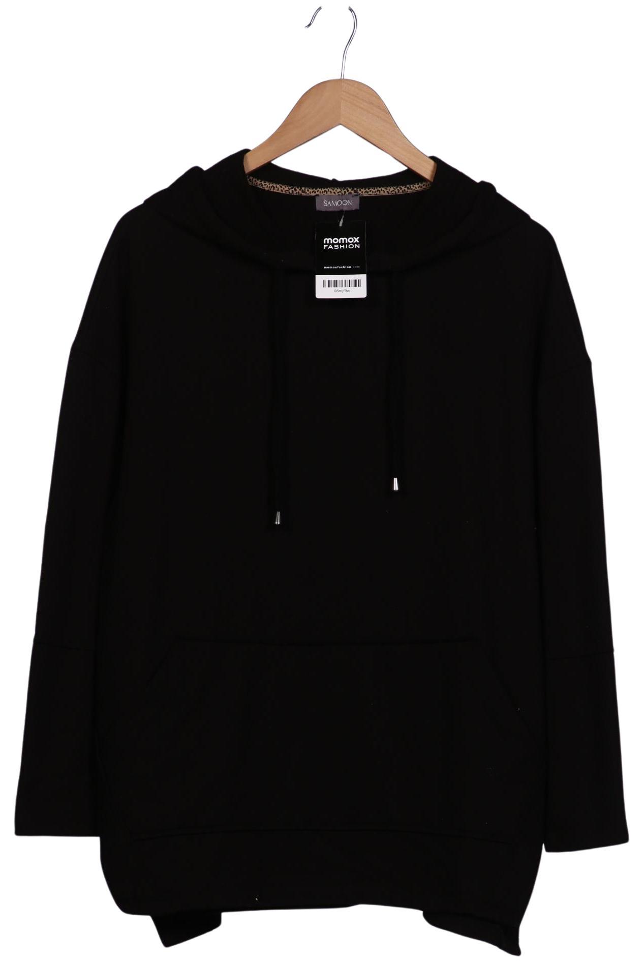 

Samoon by Gerry Weber Damen Kapuzenpullover, schwarz, Gr. 46