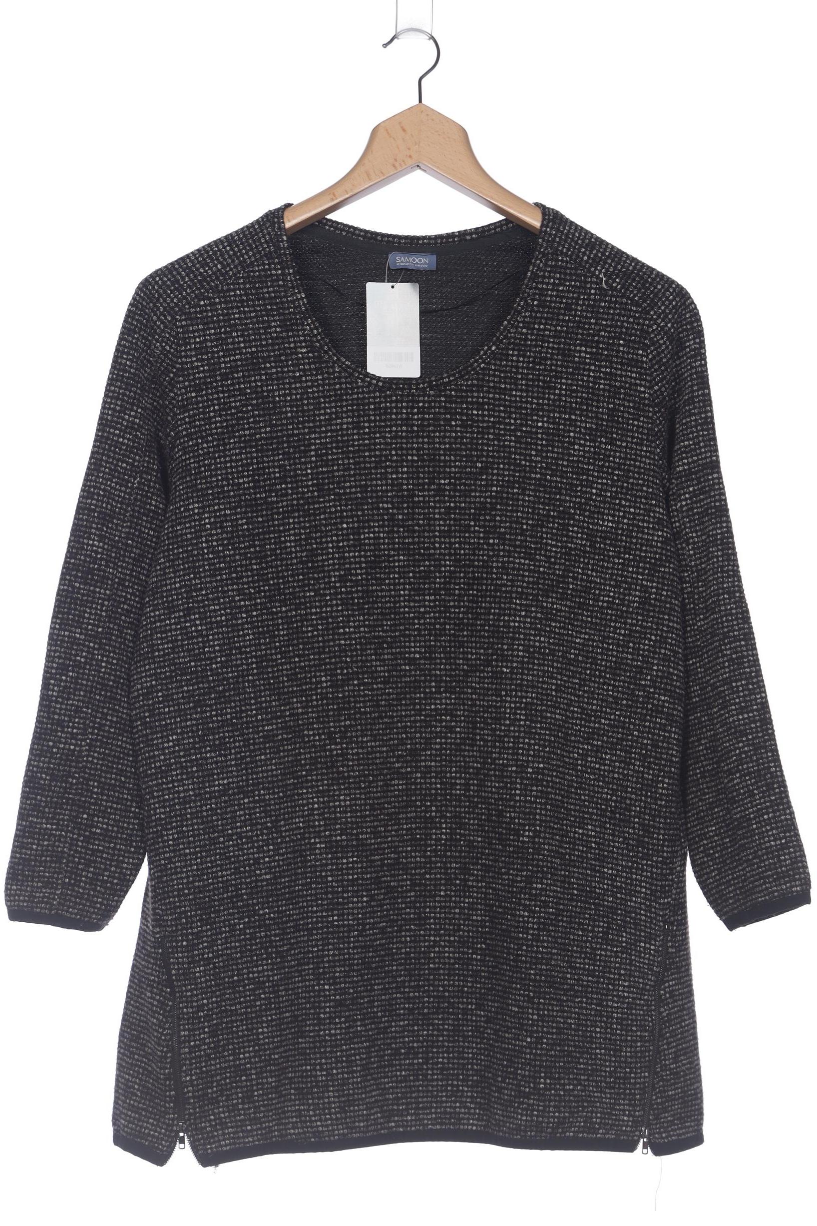 

Samoon by Gerry Weber Damen Pullover, schwarz, Gr. 52